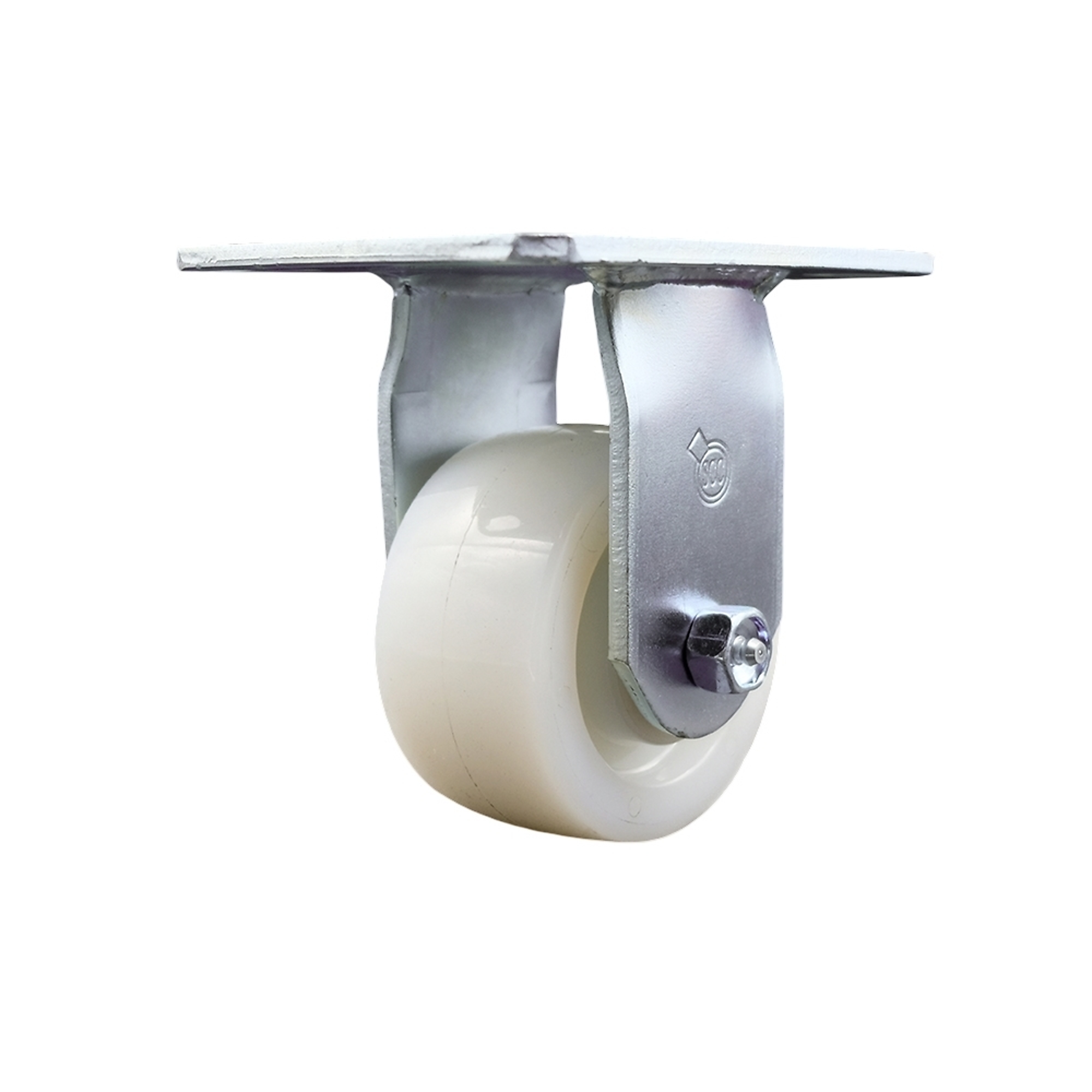 Service Caster, 4in. x 2in. Plate Caster, Wheel Diameter 4 in, Caster Type Rigid, Package (qty.) 1, Model# SCC-35R420-NYB