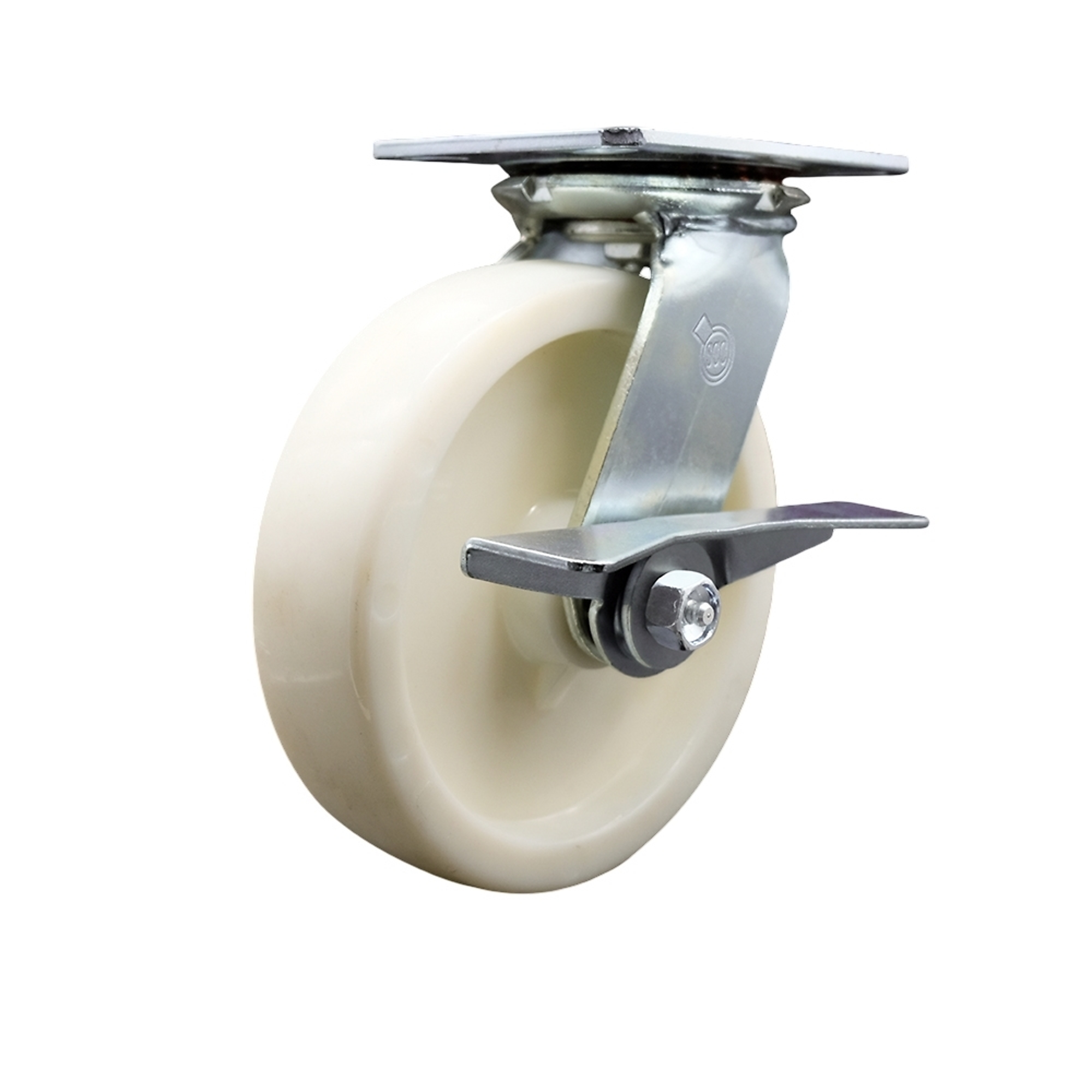 Service Caster, 8in. x 2in. Plate Caster, Wheel Diameter 8 in, Caster ...