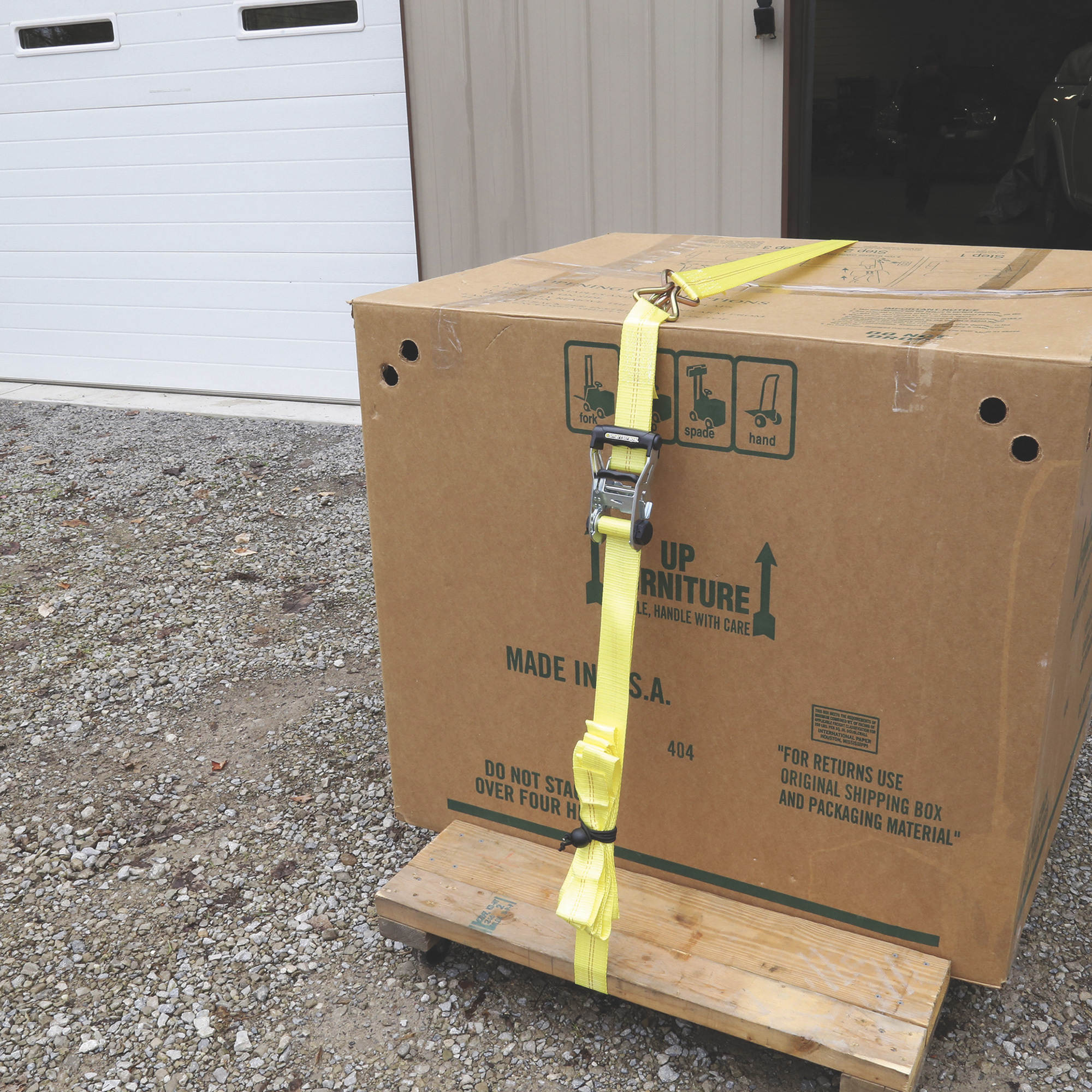 SmartStraps RatchetX Tie-Down Straps 2-Pack - 1.5" X 20ft 5000lb Strength With J-Hooks