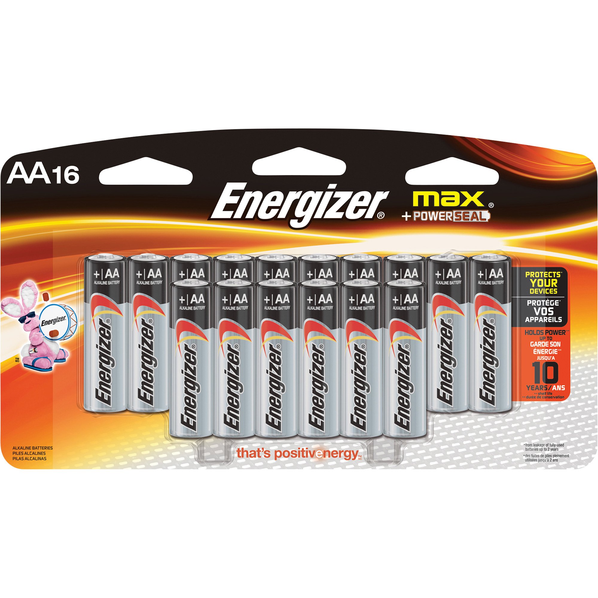 Pilas Alcalina AA Energizer Max