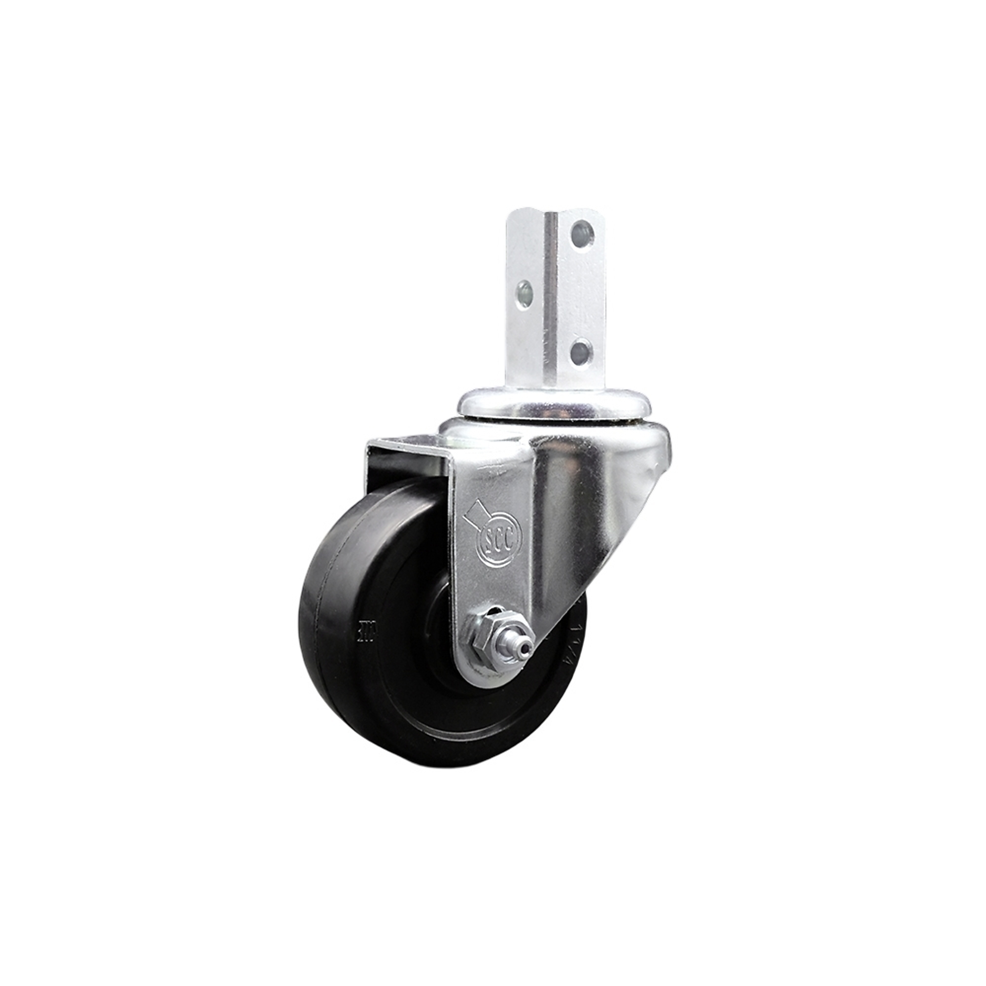 Service Caster, 3 1/2in. x 1 1/4in. Stem Caster, Wheel Diameter 3.5 in ...