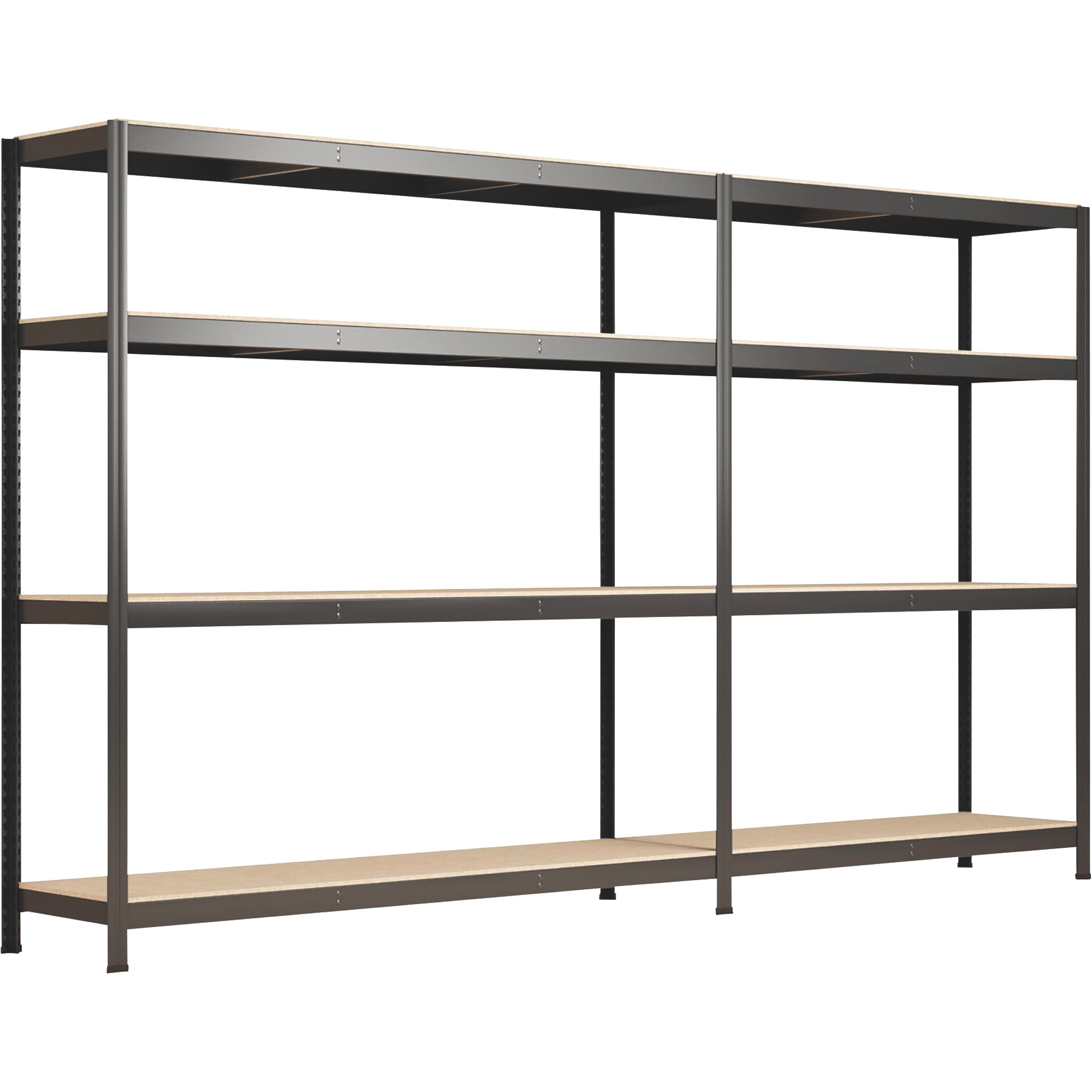 AR Shelving Build-Your-Own Industrial Shelving, 2 T-Design Upright ...