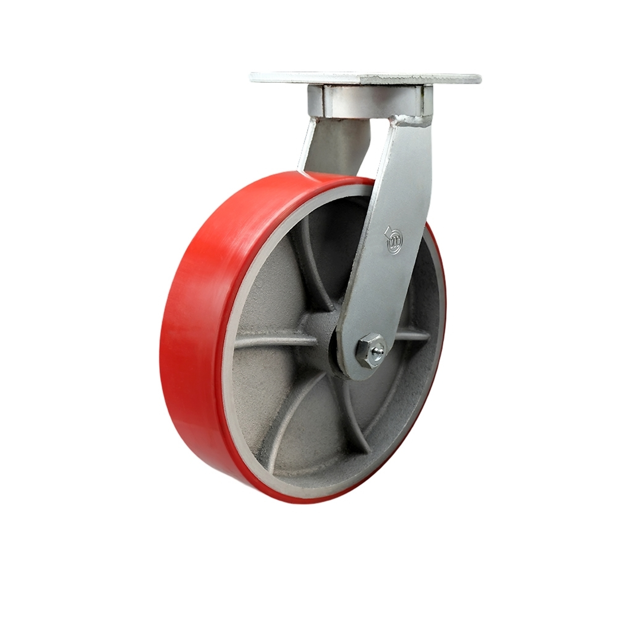 Service Caster, 10in. x 3in. Plate Caster, Wheel Diameter 10 in, Caster Type Swivel, Package (qty.) 1, Model# SCC-KP92S1030-PUR-RS