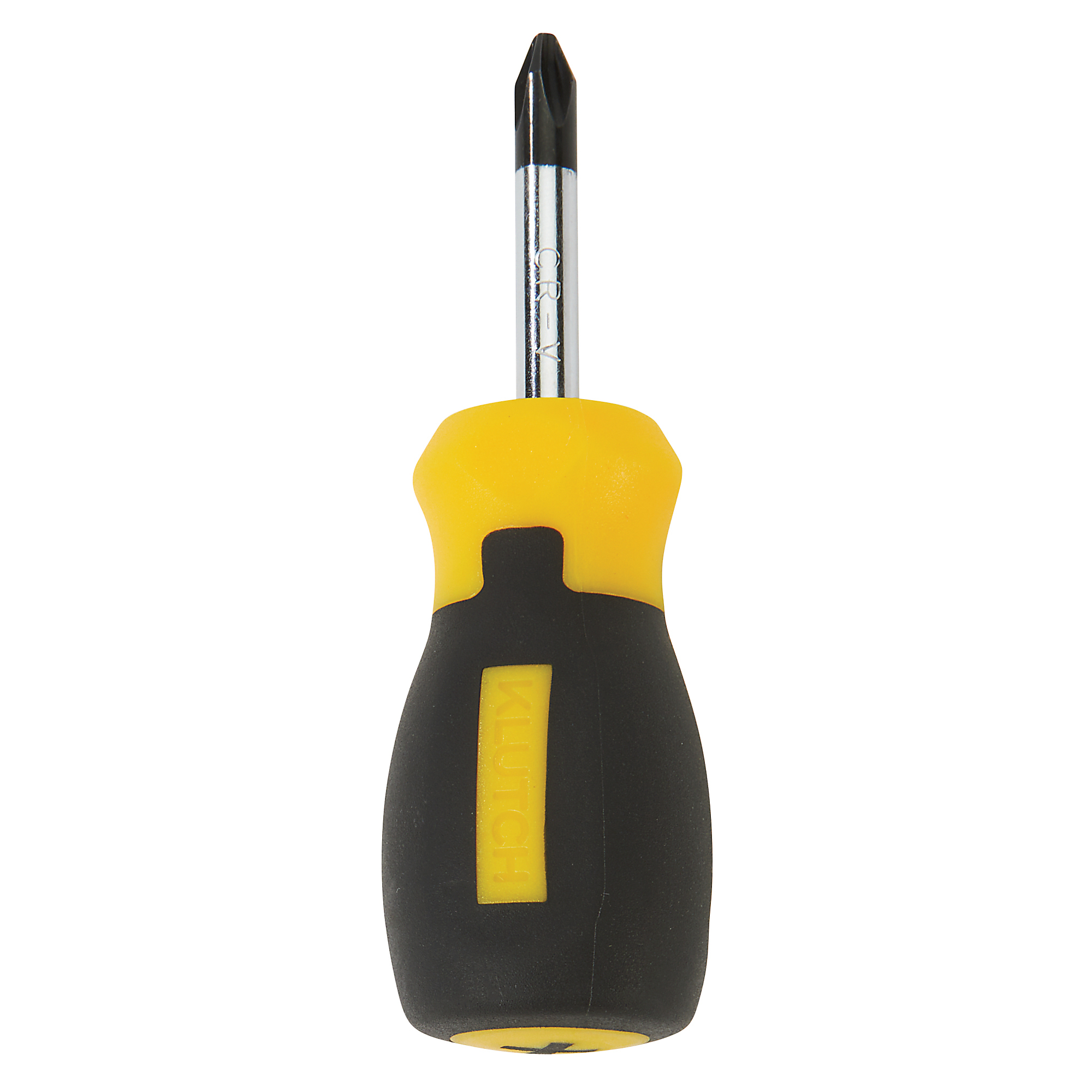 Klutch Comfort Grip Phillips Screwdriver, #2 x 1-1/2in.