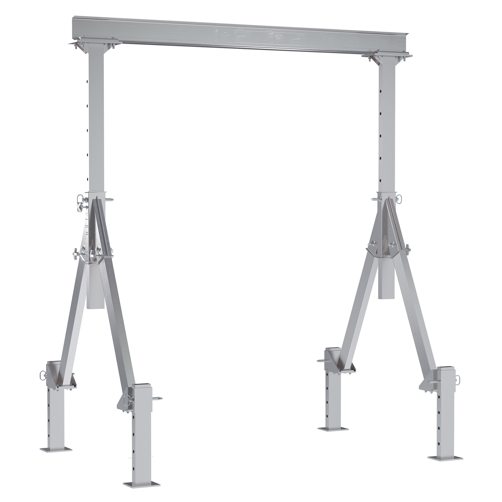 Vestil, Adjustable height aluminum crane 8ft. x 8ft., Load Capacity ...