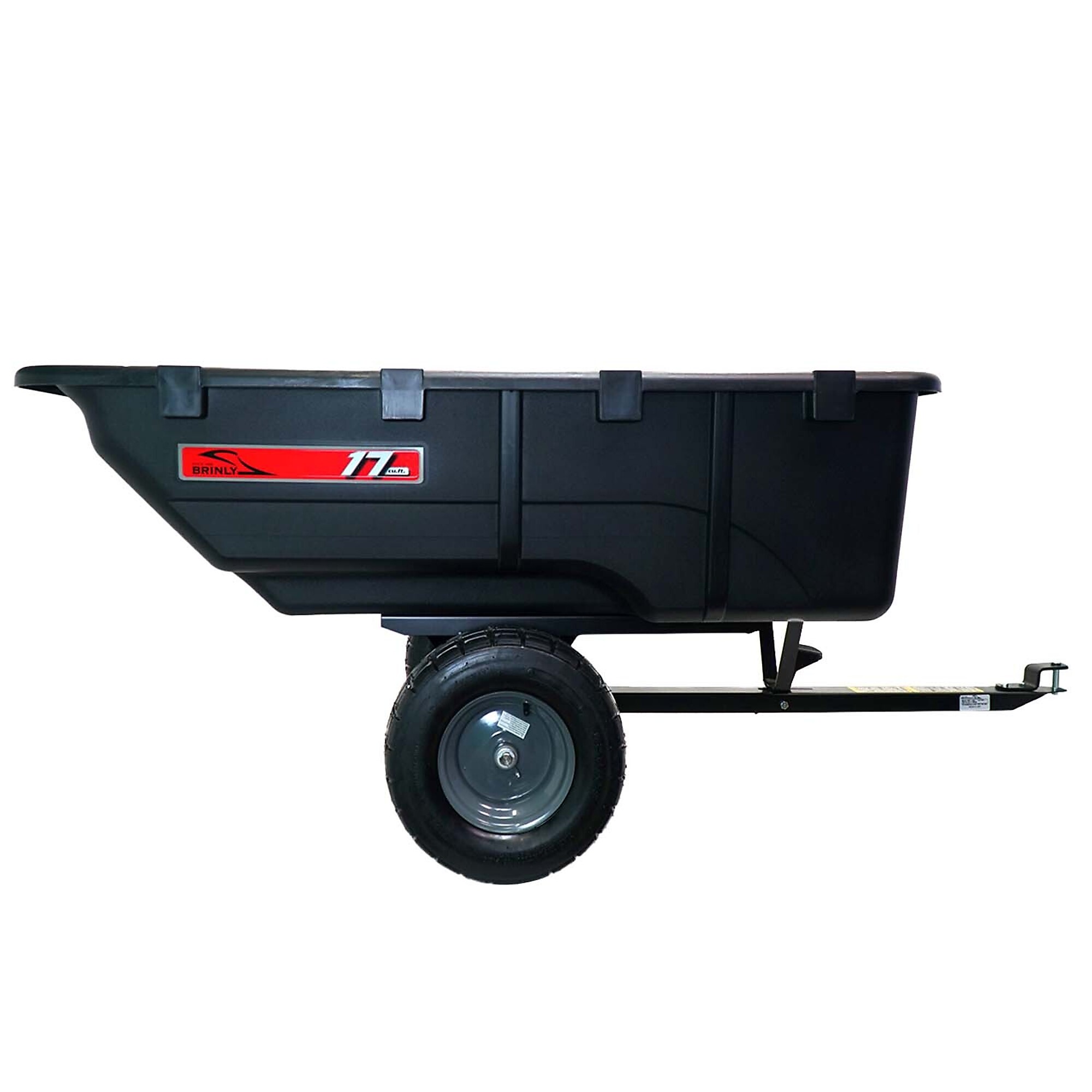 Brinly-Hardy, 17 Cu. Ft. Heavy Duty Poly Cart, Load Capacity 850