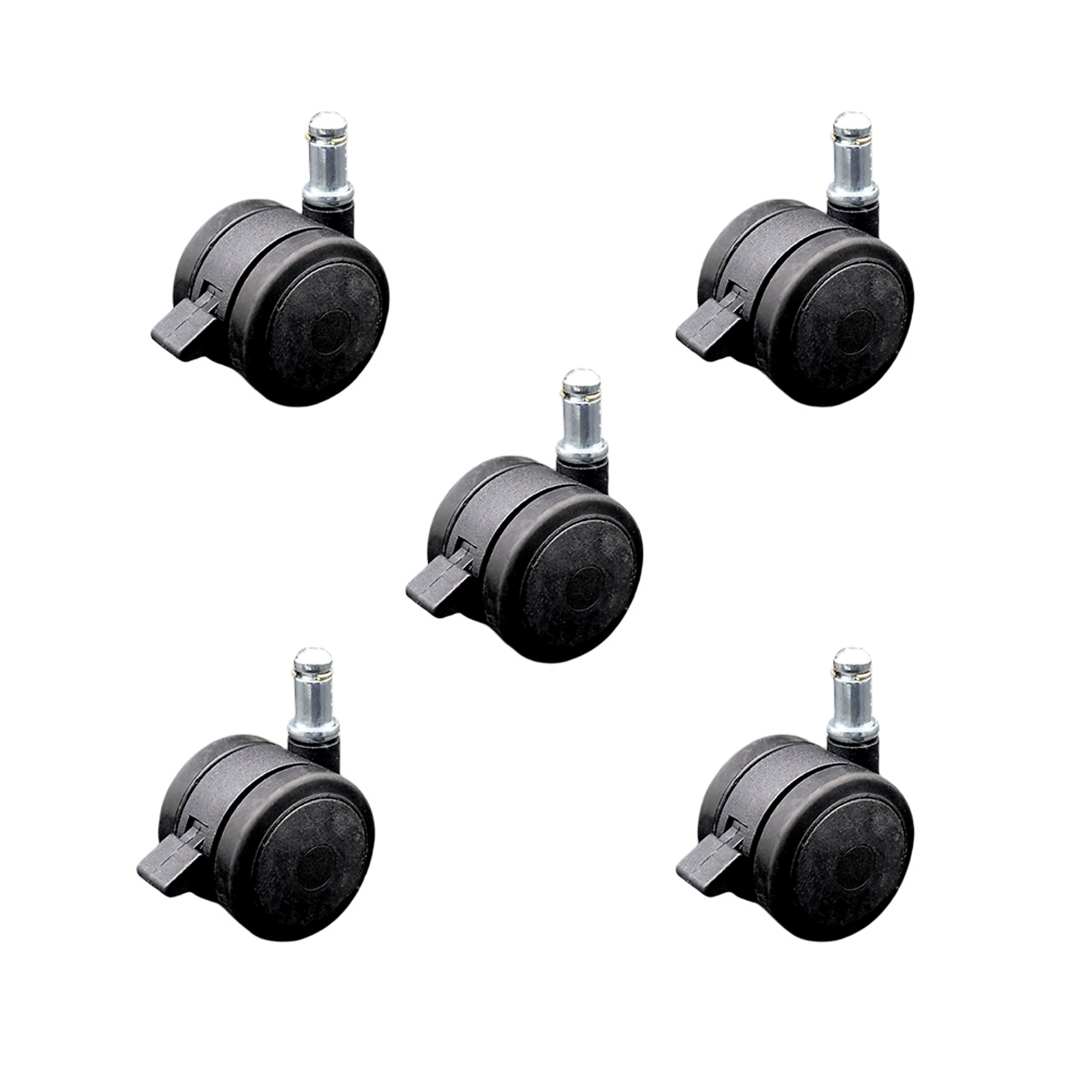 Service Caster, 2in. Stem Casters, Wheel Diameter 2 in, Caster Type ...