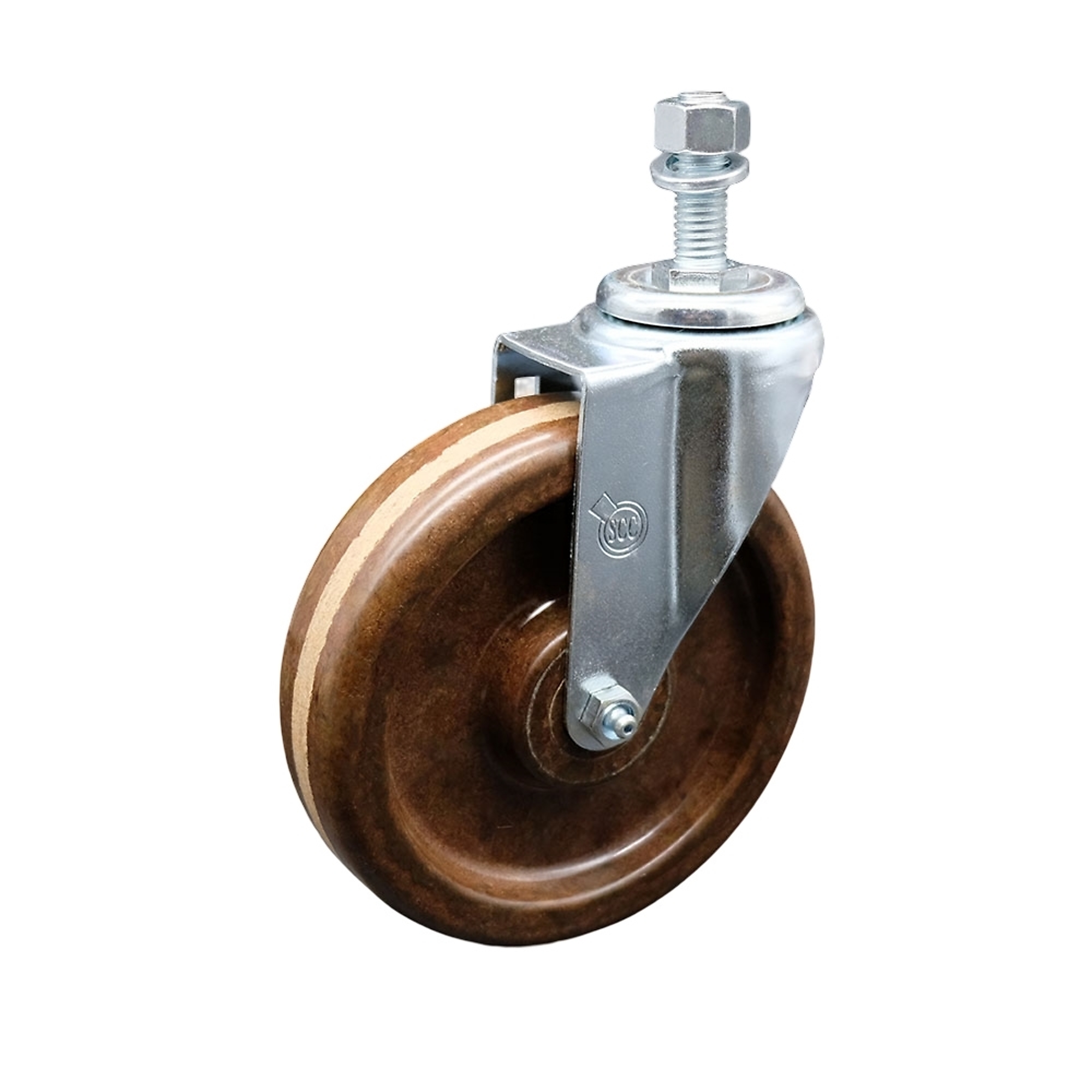 Service Caster, 6in. x 1 1/2in. Stem Caster, Wheel Diameter 6 in, Caster Type Swivel, Package (qty.) 1, Model# SCC-TS20S615-PHSHT-121315
