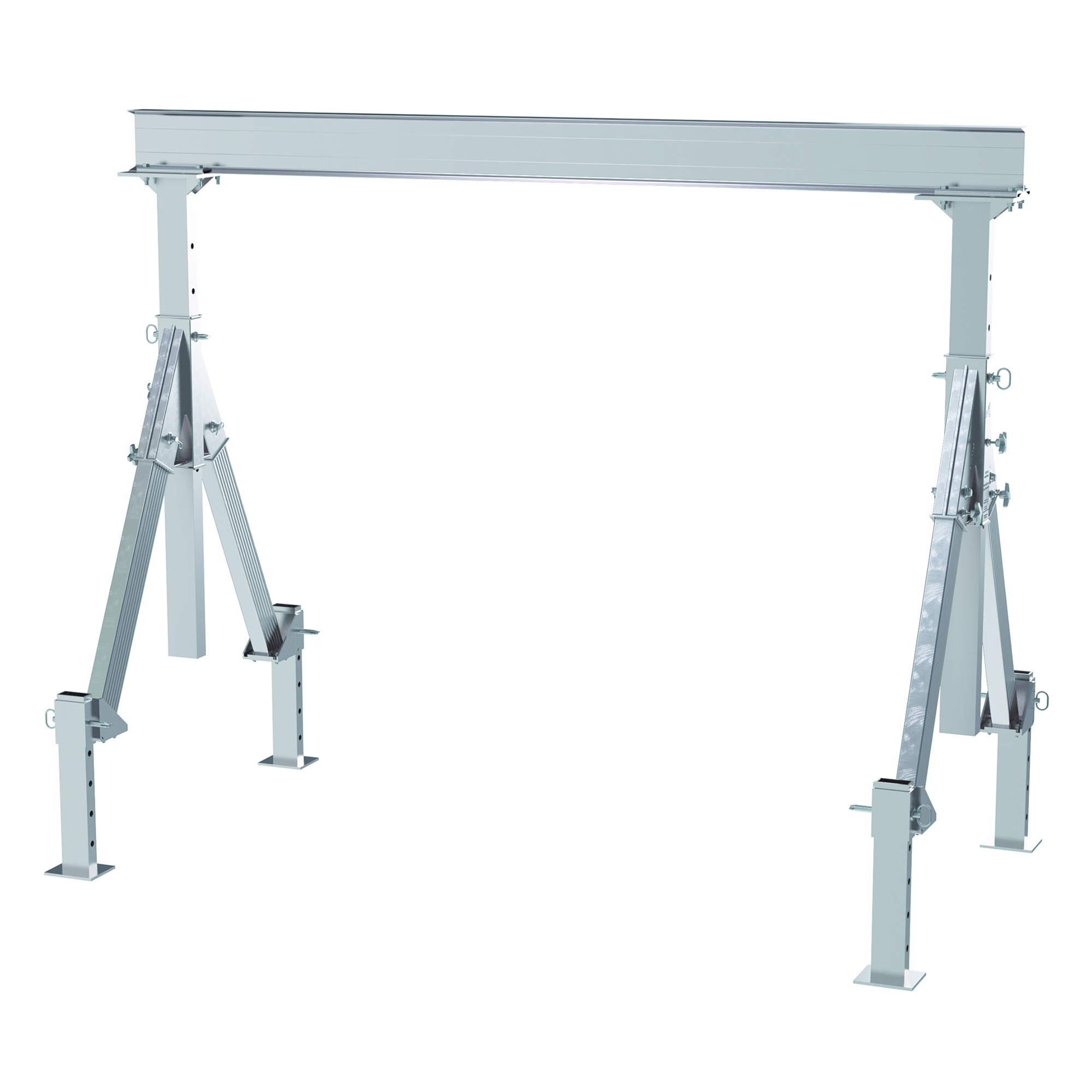 Vestil, Adjustable height aluminum crane 10ft. x 8ft., Load Capacity ...