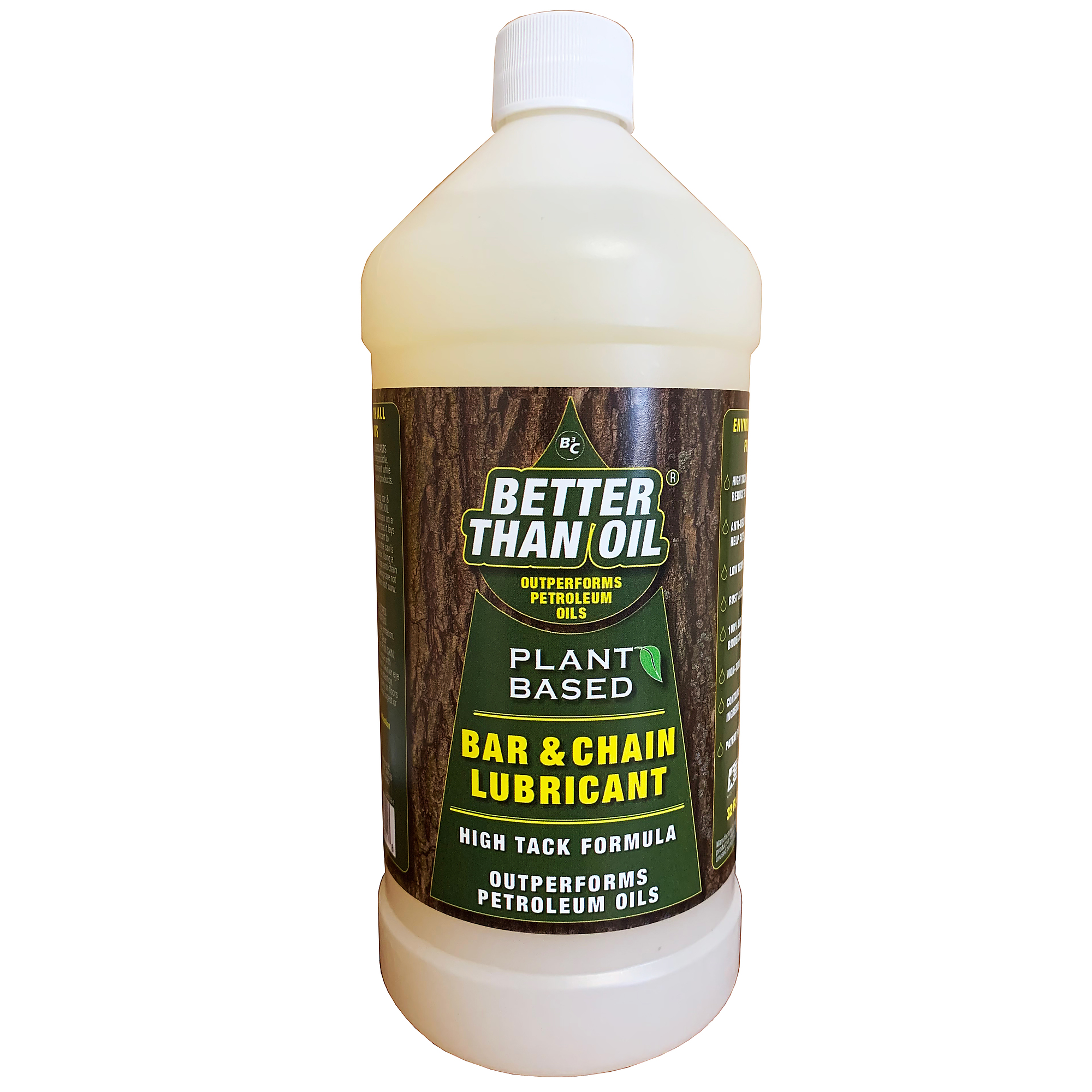 B3C Fuel Solutions, Better Than Oil BioBased Bar/Chain Lub 32 oz., Included (qty.) 1, Fluid