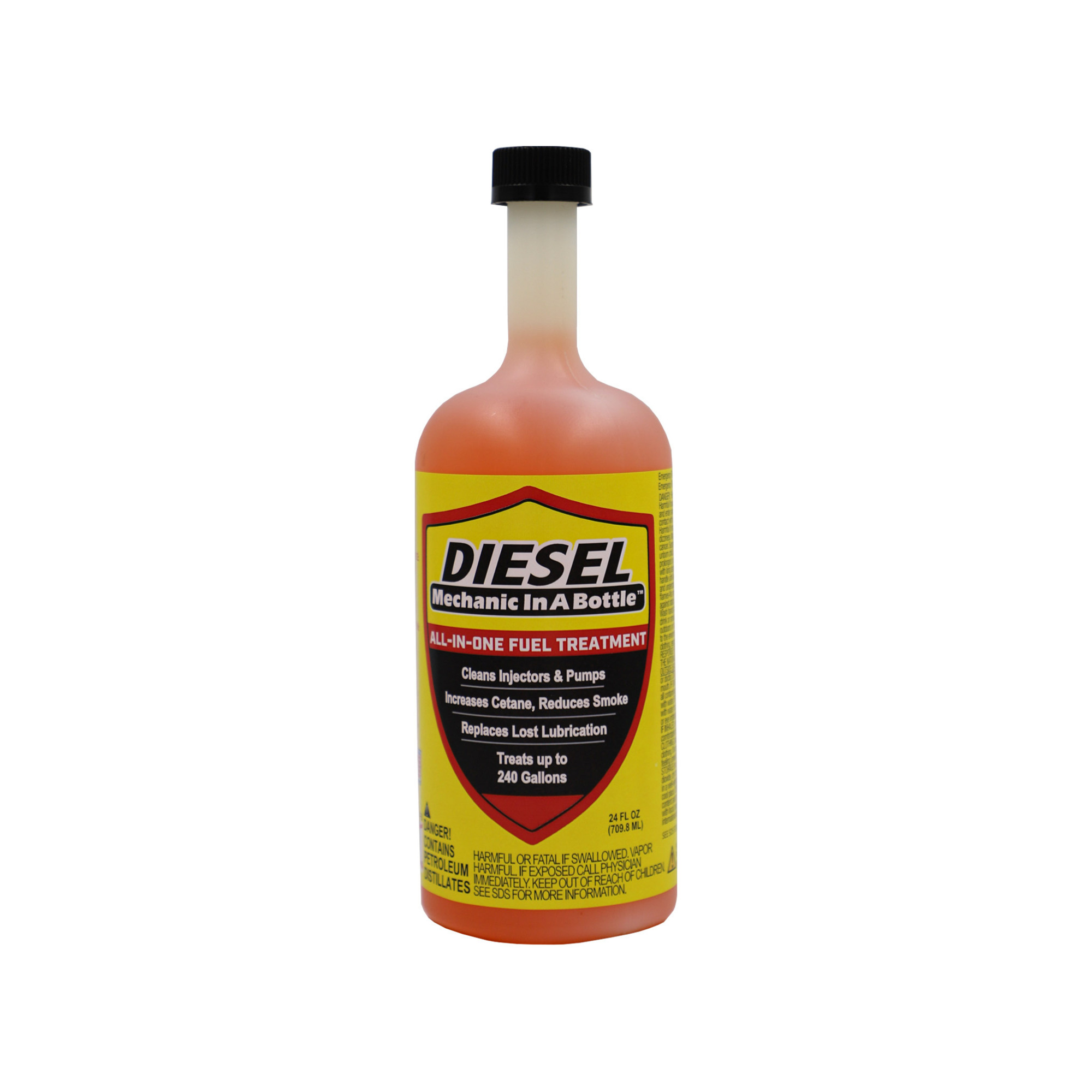 B3C Fuel Solutions, Diesel Mech in a Btl All In One Fuel Trmt - 24 oz, Included (qty.) 1 oz, Fluid Ounces 24 fl, Model# 3-024-6
