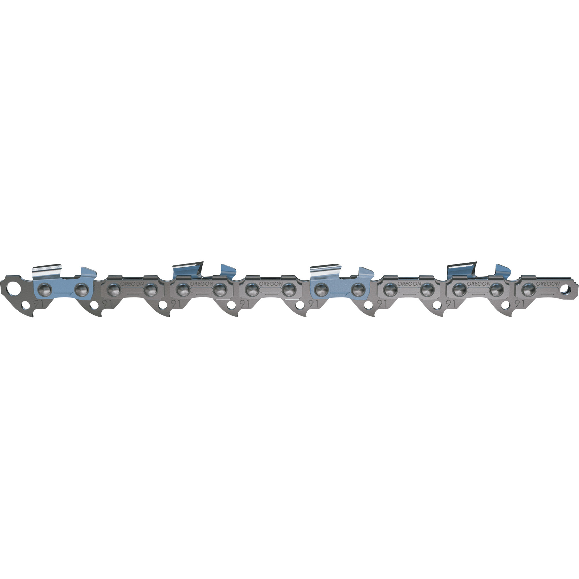 Oregon X-Grind Chainsaw Chain, Long Top Plate, 3/8in. Low Profile x 0.050in., Fits 16in. Bar, Model# T55/91VXL055G
