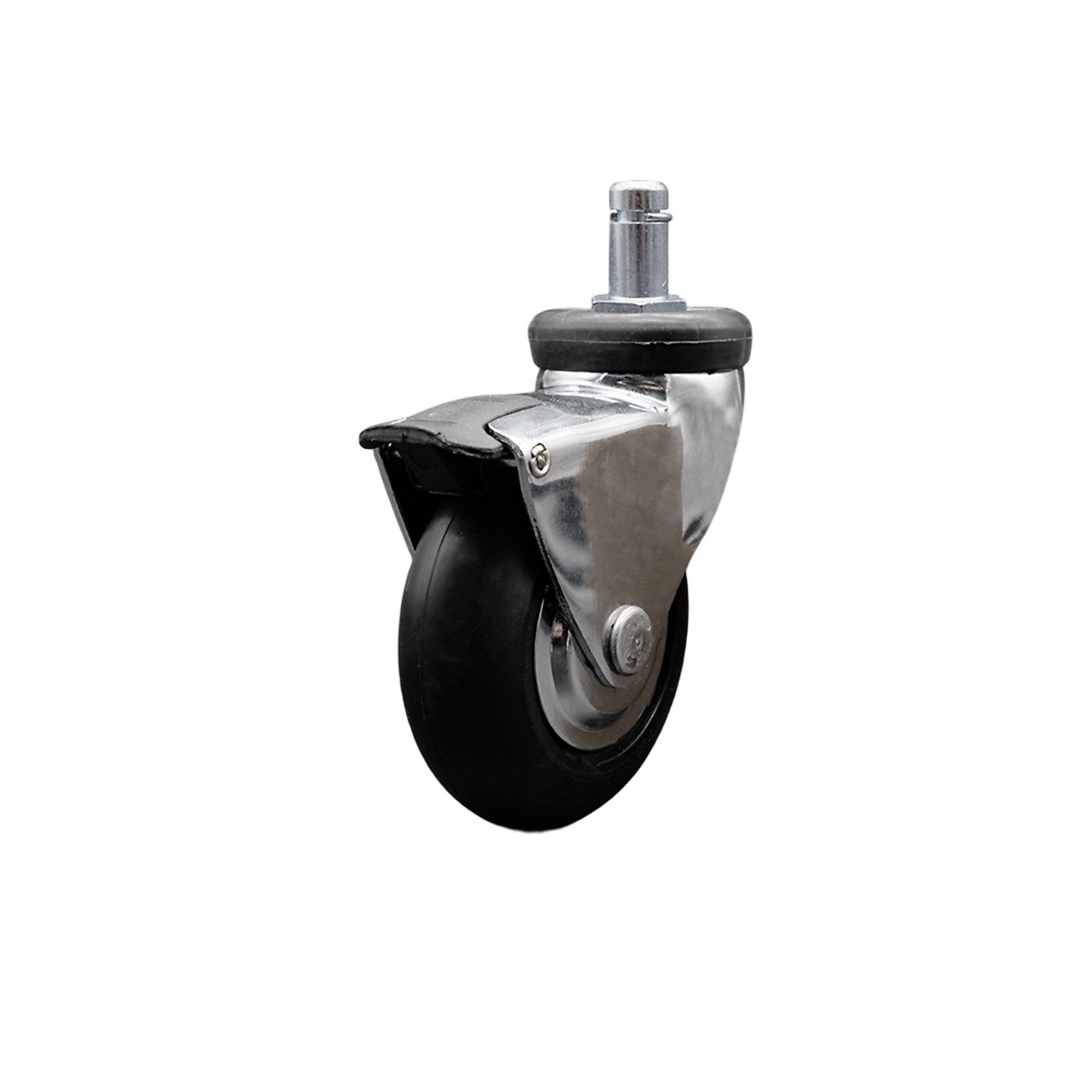 Service Caster, 3in. Stem Caster, Wheel Diameter 3 in, Caster Type Swivel, Package (qty.) 1, Model# SCC-GR03S310-NPRB-BC-B-71678