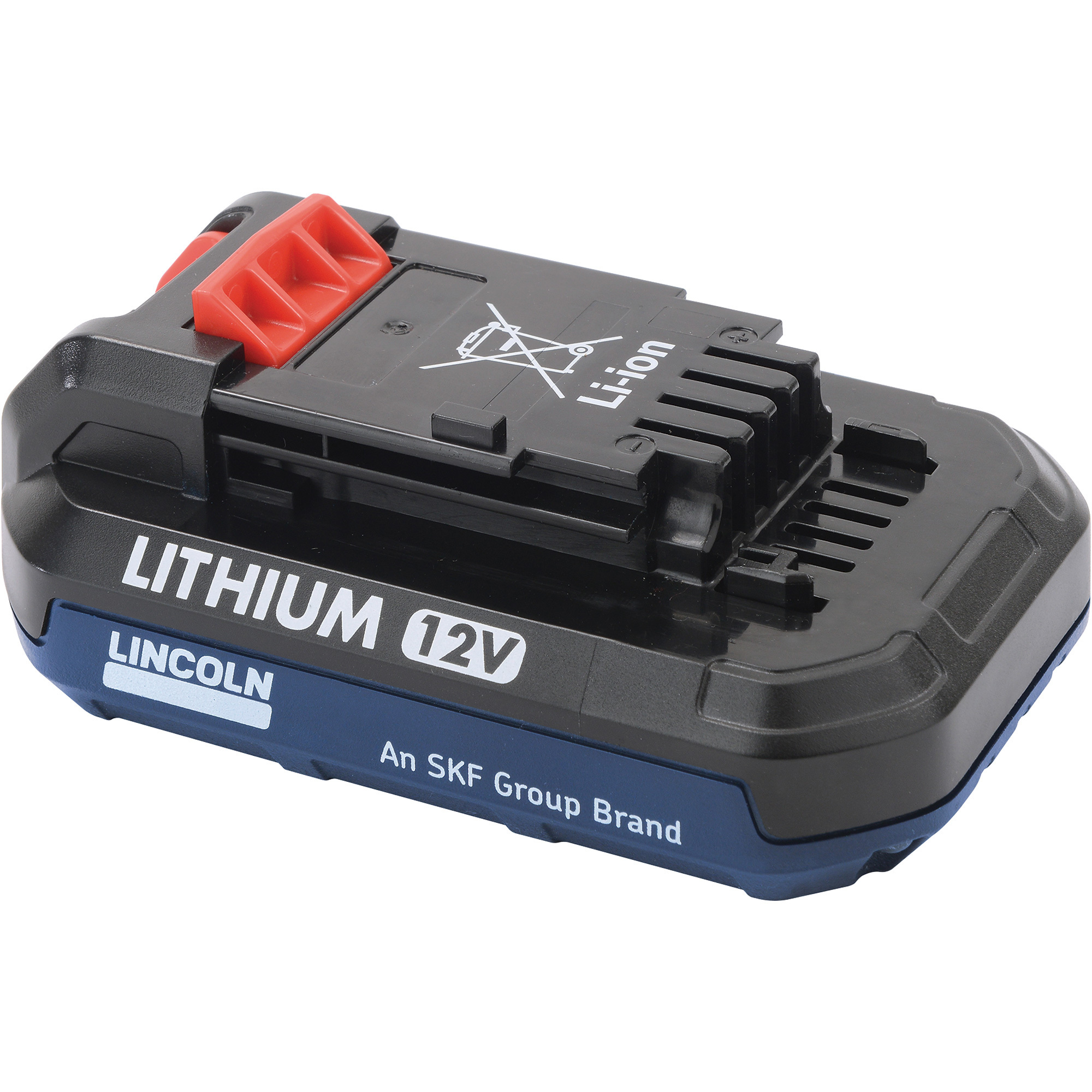 Lincoln Replacement Battery for PowerLuber, 12V, Li-Ion, Model# 1261