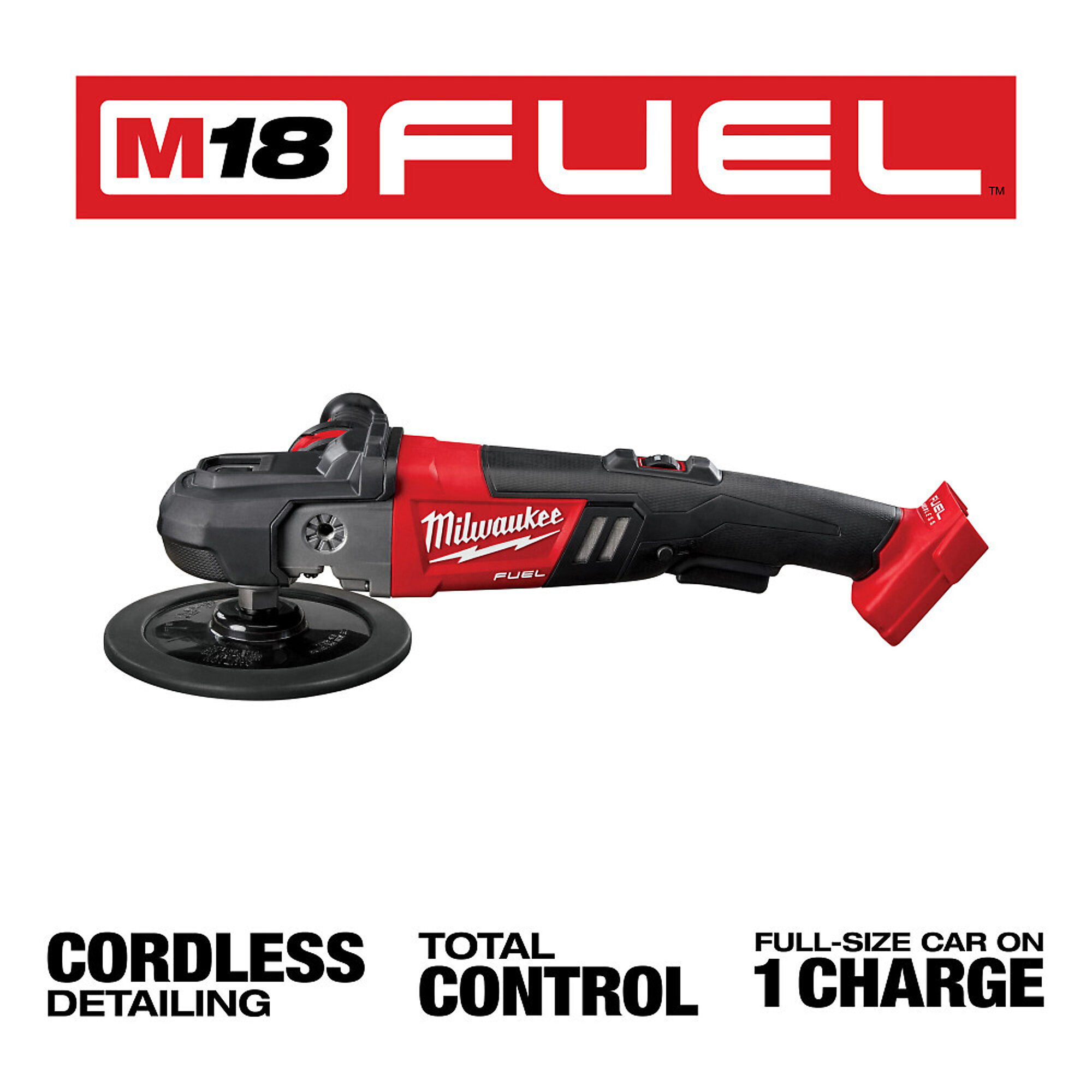 Milwaukee 2738-20 M18 FUEL 7" Cordless Variable Speed Polisher - Bare Tool Only