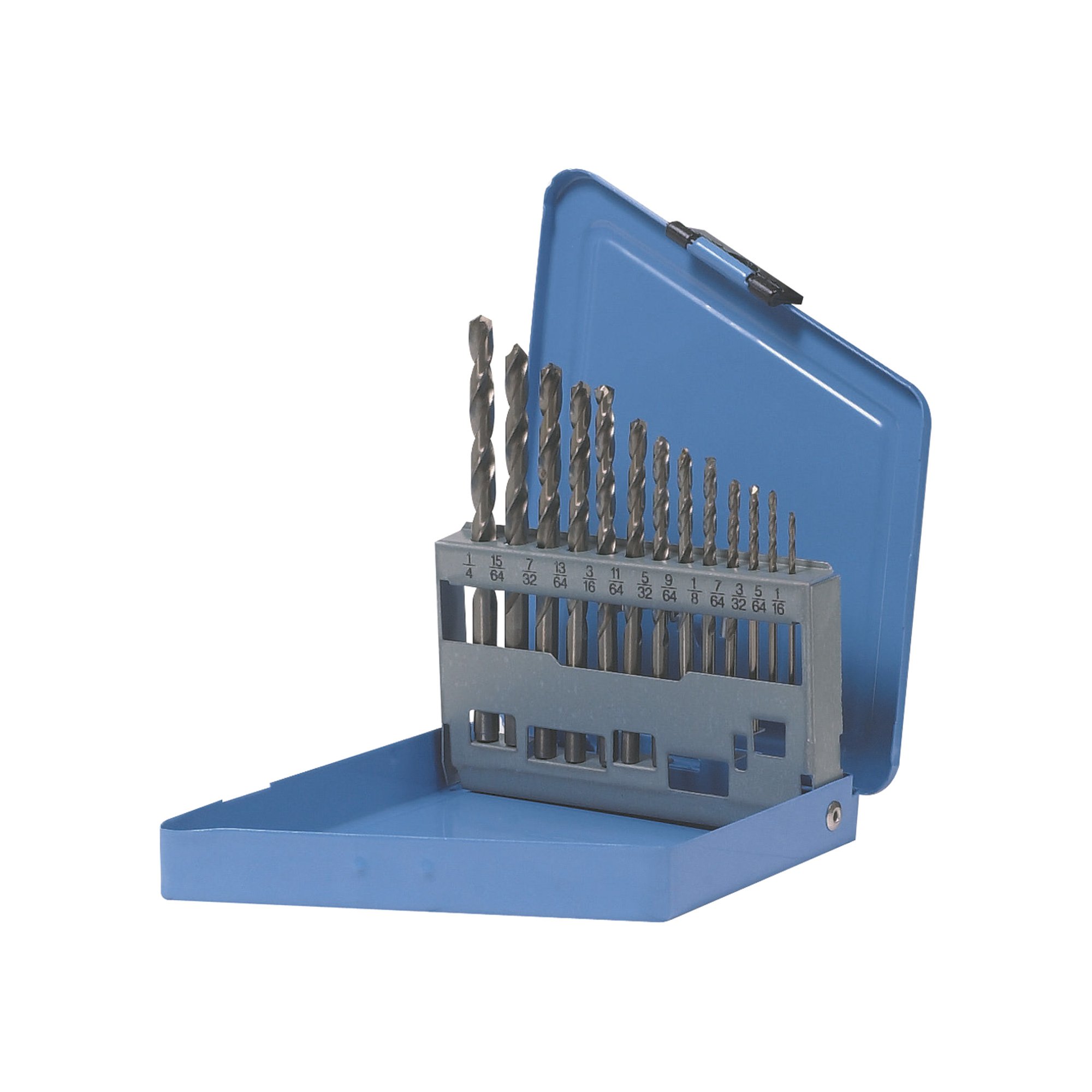 Century Tools (Cobalt) Drill Bit Set — 13 Piece, 1/16in. Dia. to 1/4in