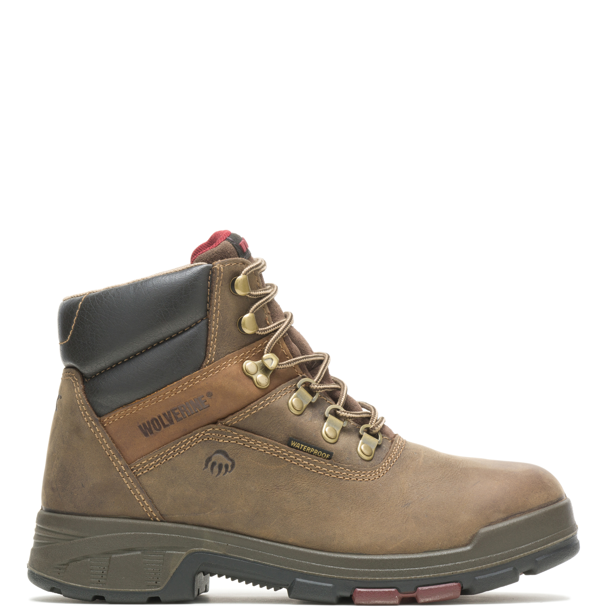 Wolverine, 6in. Composite Toe Boot, Size 8 1/2, Width Medium