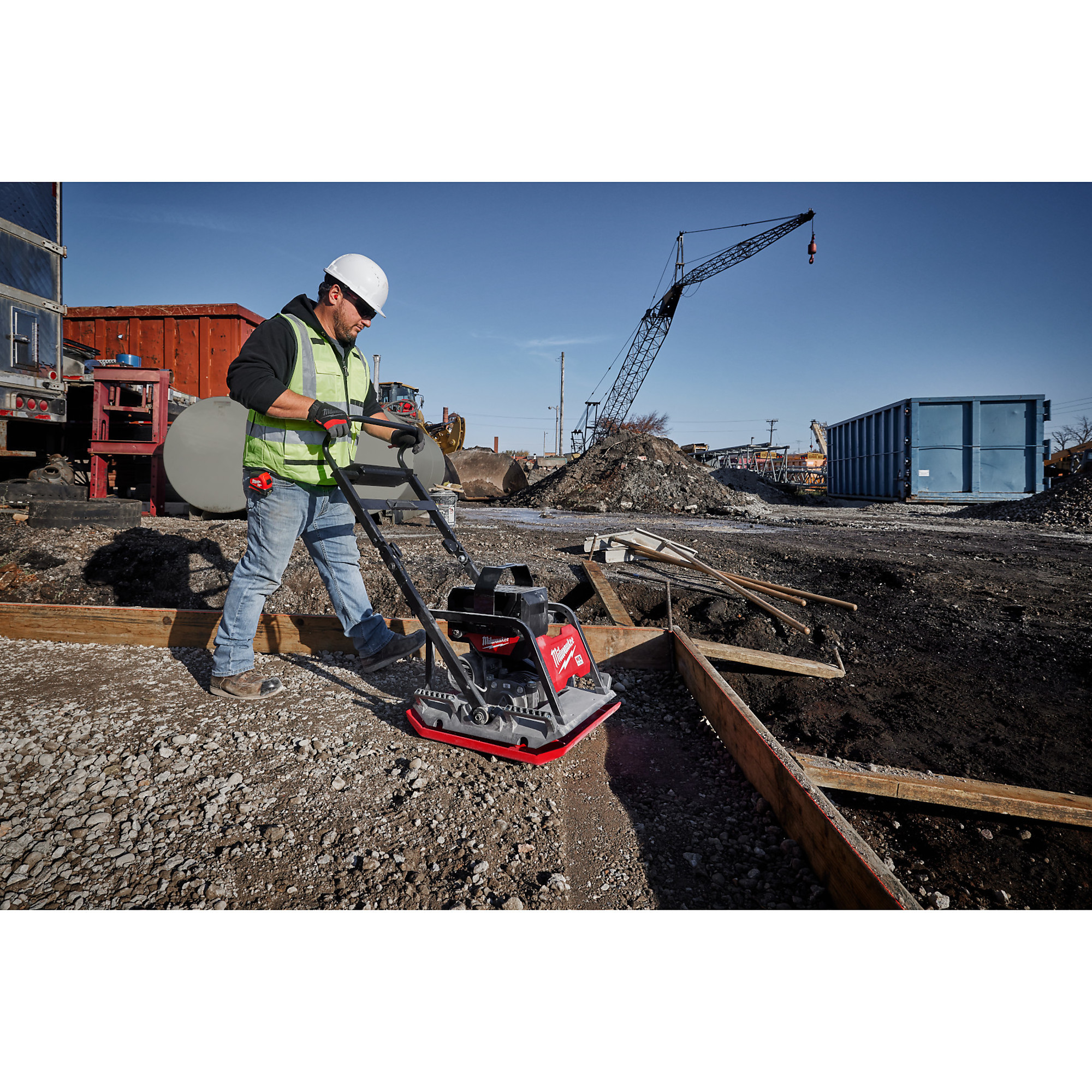 Milwaukee, MX FUEL 20in. Plate Compactor Kit, Model# MXF220-2HD