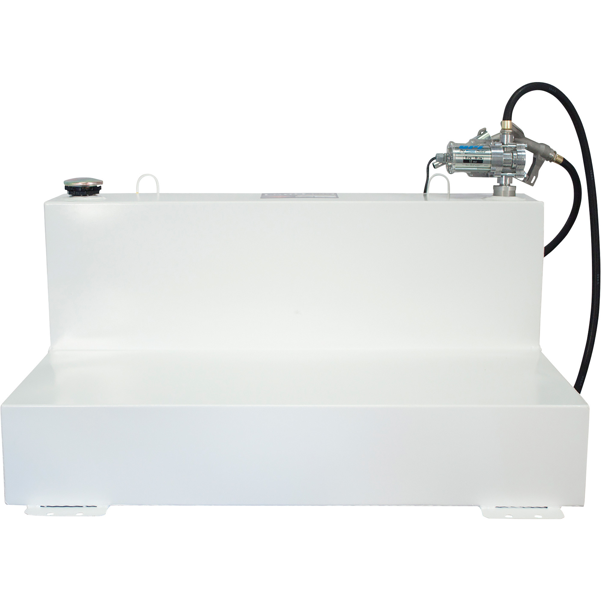 RDS 95 Gallon Aluminum L-Shaped DOT Certified Tank with 8 GPM Transfer Pump