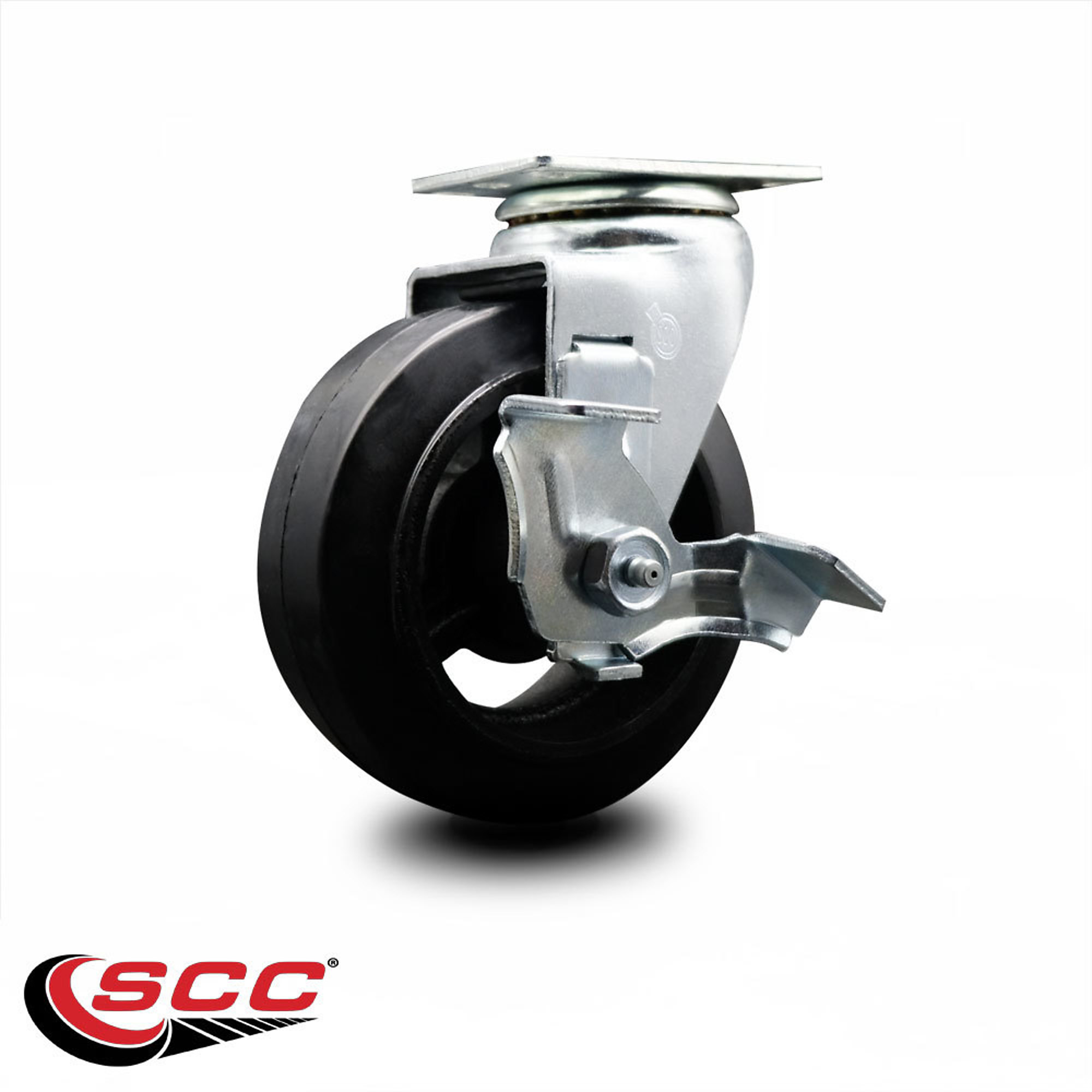 Service Caster, 5in. x 2in. Plate Caster, Wheel Diameter 5 in, Caster ...