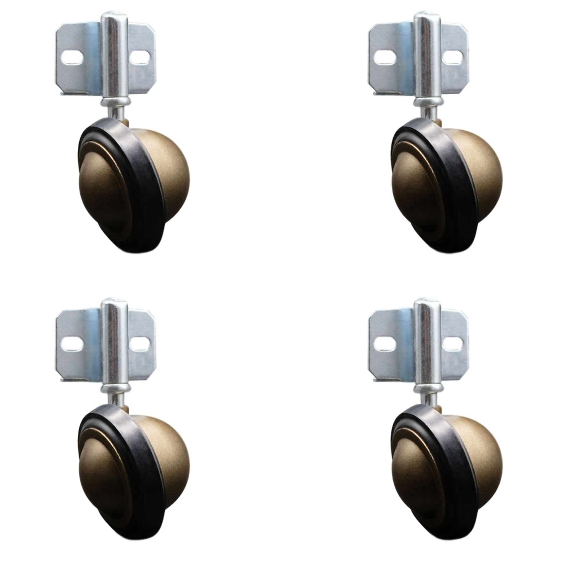 Service Caster, 3in. Stem Casters, Wheel Diameter 3 in, Caster Type Swivel, Package (qty.) 4, Model# SCC-GR01S30-DCR-WA-71678-4-CB180-4