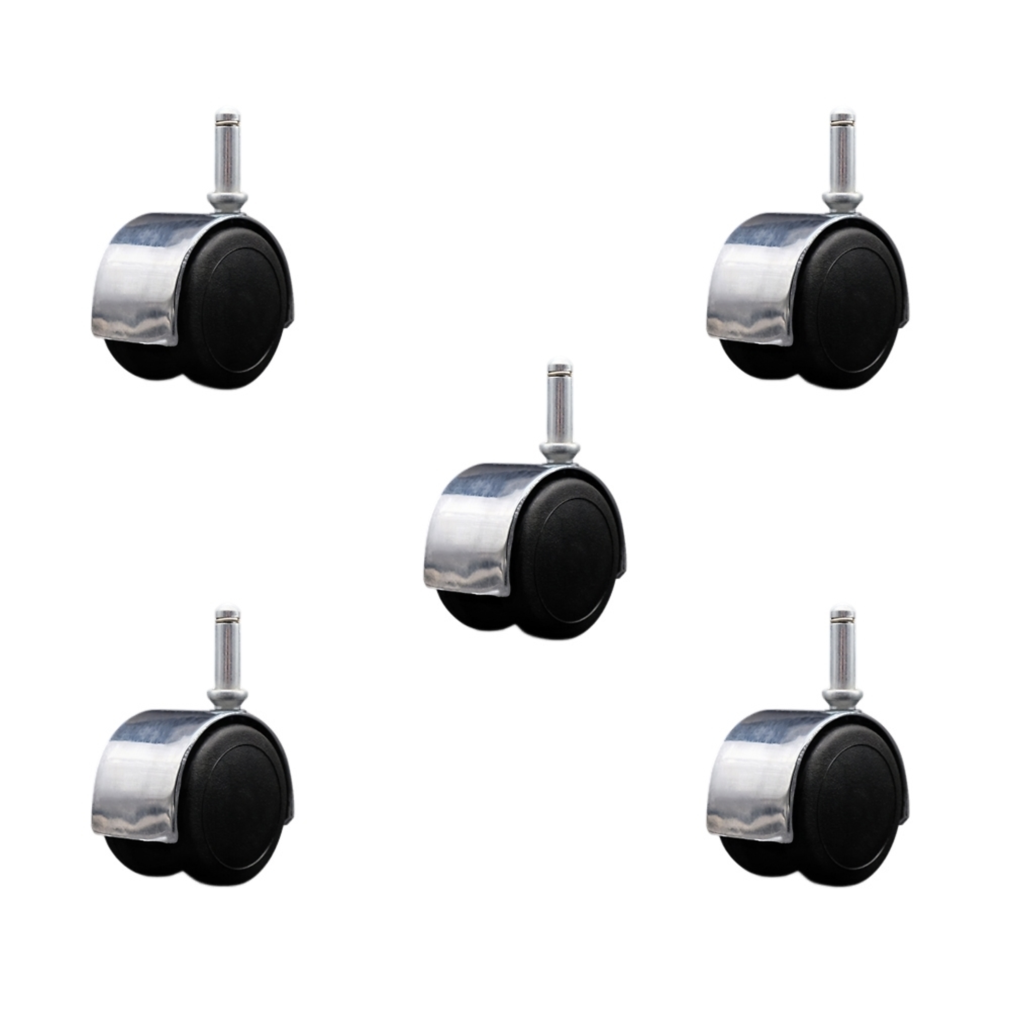 Service Caster, 2in. Stem Casters, Wheel Diameter 2 in, Caster Type ...