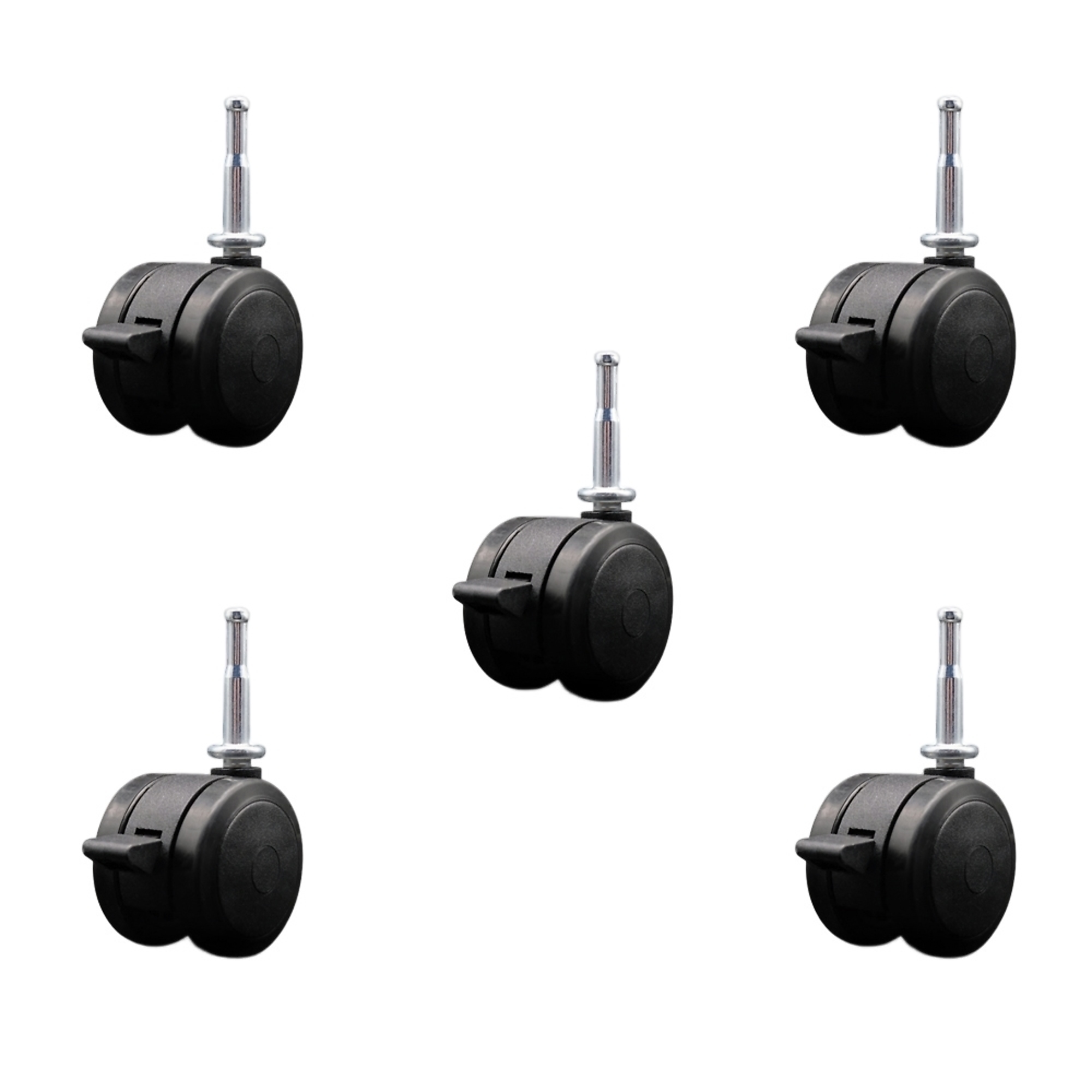 Service Caster, 2in. Stem Casters, Wheel Diameter 2 in, Caster Type ...