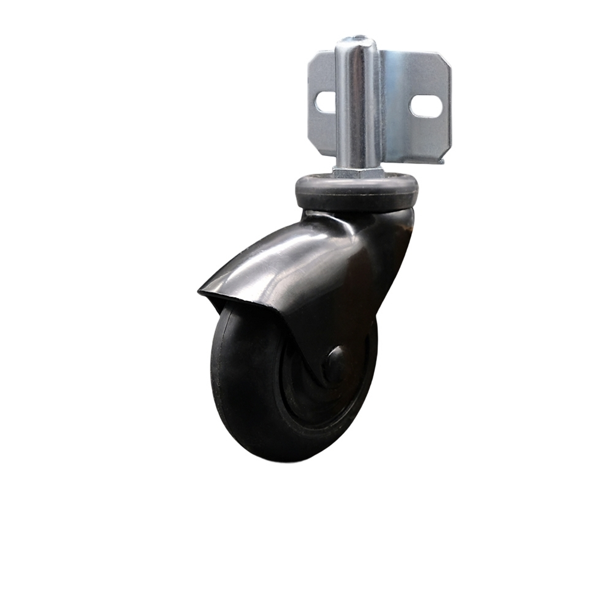 Service Caster, 3in. x 15/16in. Stem Caster, Wheel Diameter 3 in, Caster Type Swivel, Package (qty.) 1, Model# SCC-GR03S310-NPRB-BK-71678-CB180