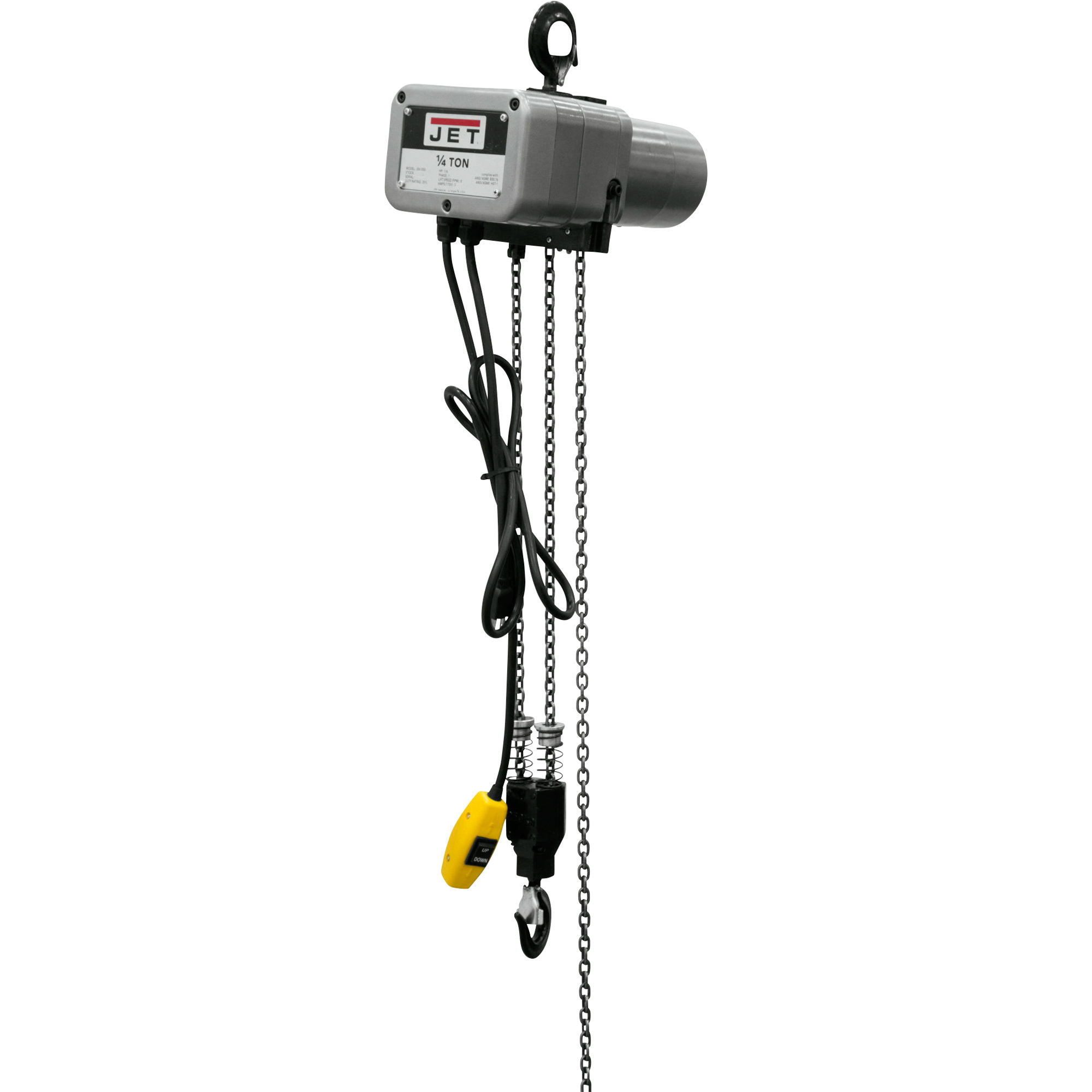JET JSH Series Electric Chain Hoist, 1/4-Ton Capacity, 20ft. Lift, 1-Phase, Model# JSH-550-20