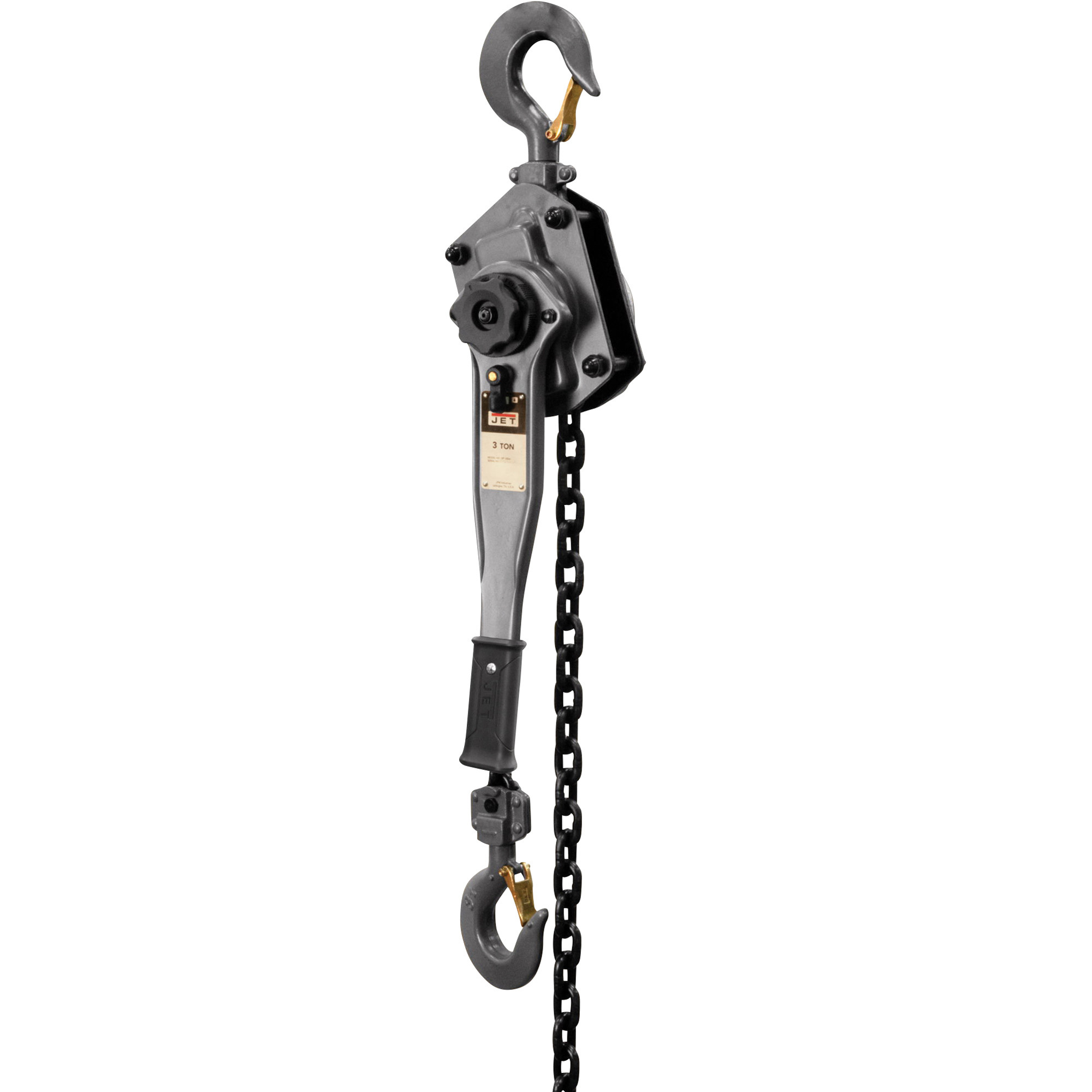 JET JLP-A Manual Lever Chain Hoist,3-Ton Capacity, 15ft. Lift, Model# JLP-300A-15