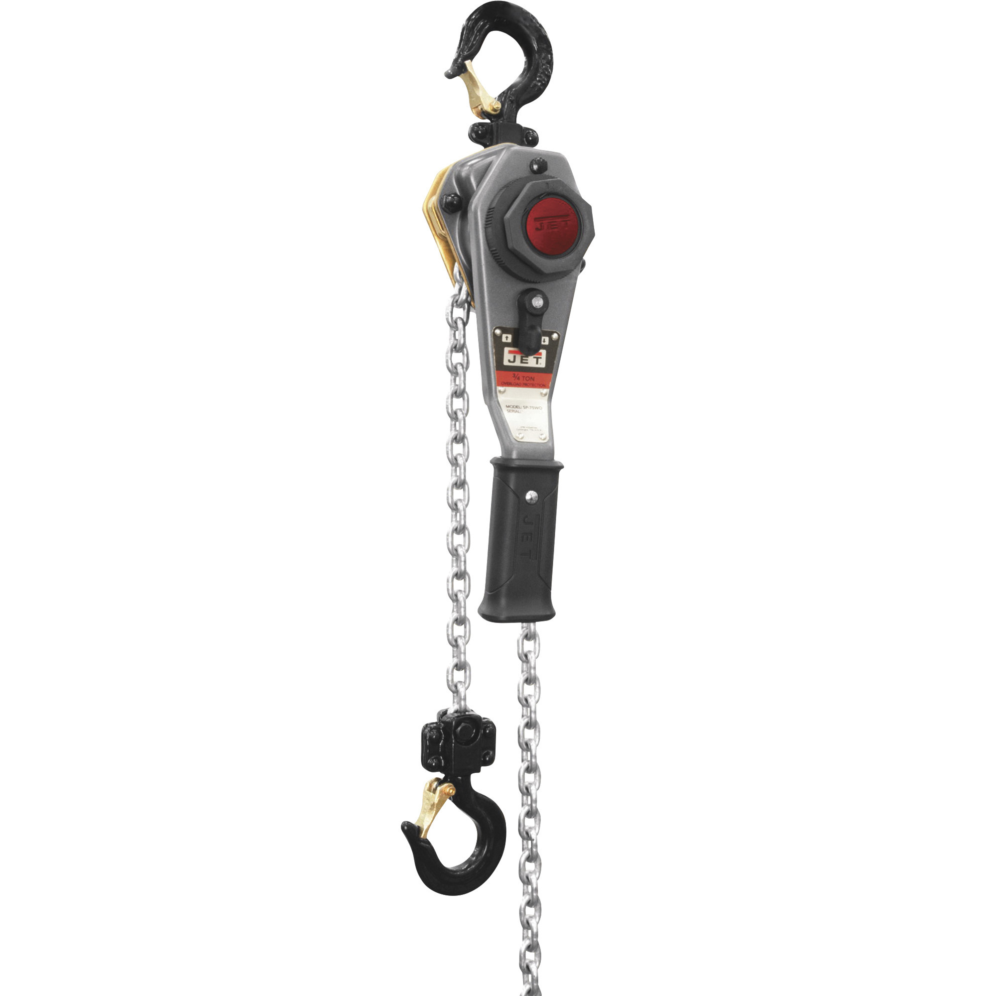 JET JLH Manual Lever Chain Hoist,3/4-Ton Capacity, 5ft. Lift, Model# JLH-75WO-5