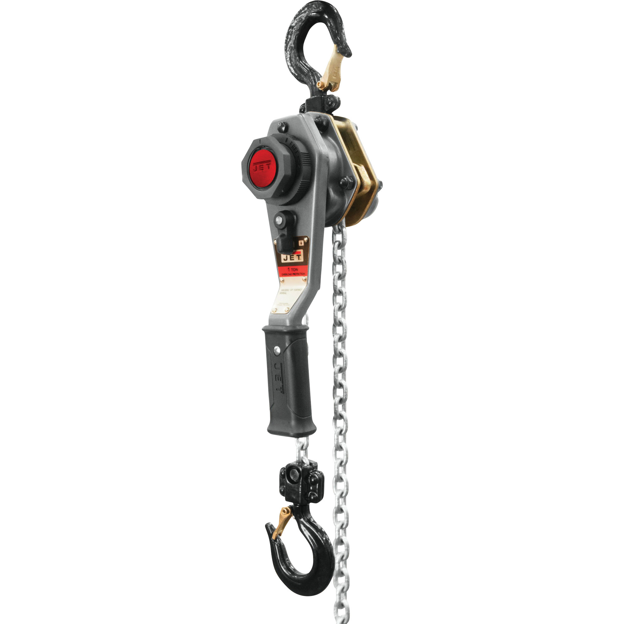 JET JLH Manual Lever Chain Hoist,1-Ton Capacity, 10ft. Lift, Model# JLH-100WO-10