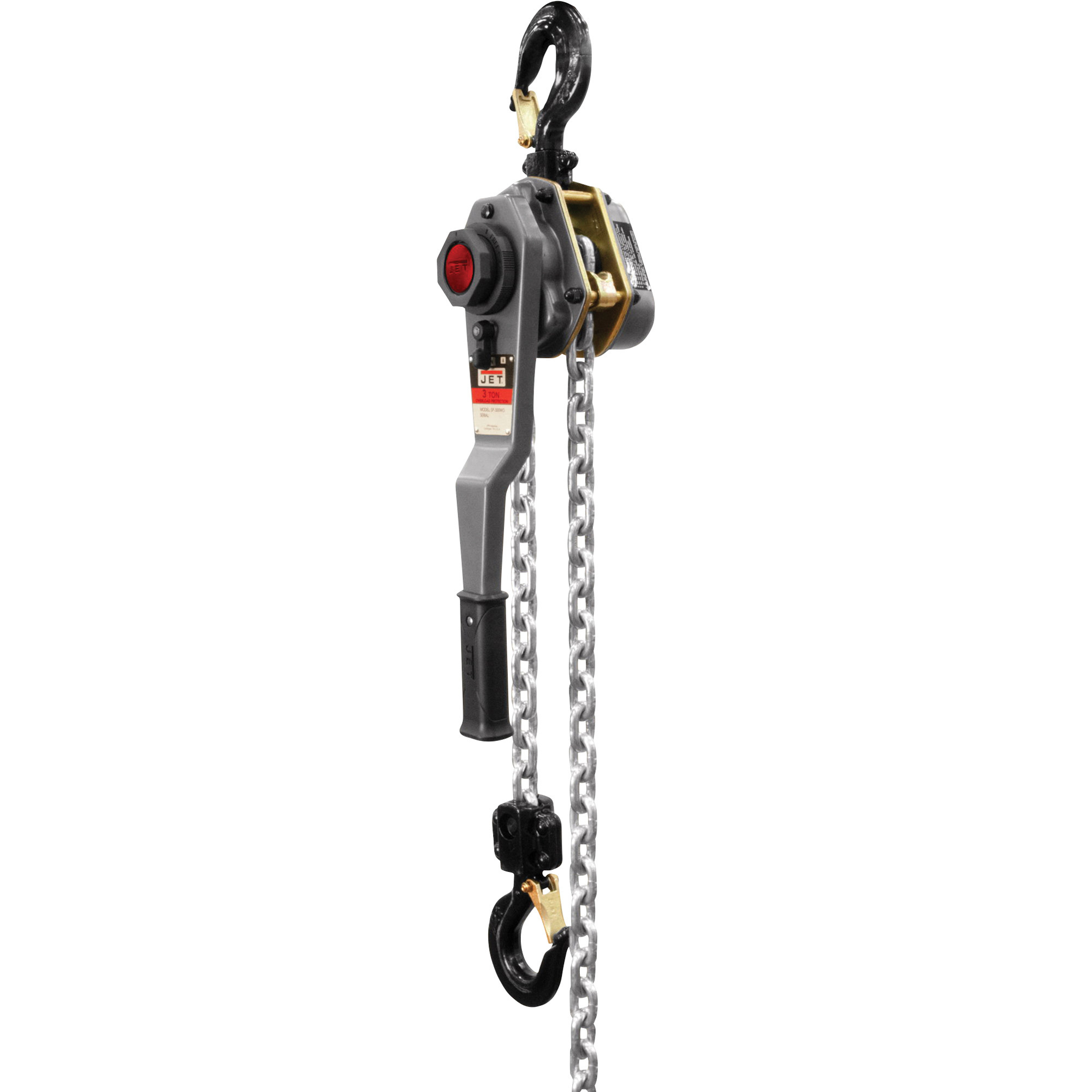 JET JLH Manual Lever Chain Hoist,3-Ton Capacity, 20ft. Lift, Model# JLH-300WO-20