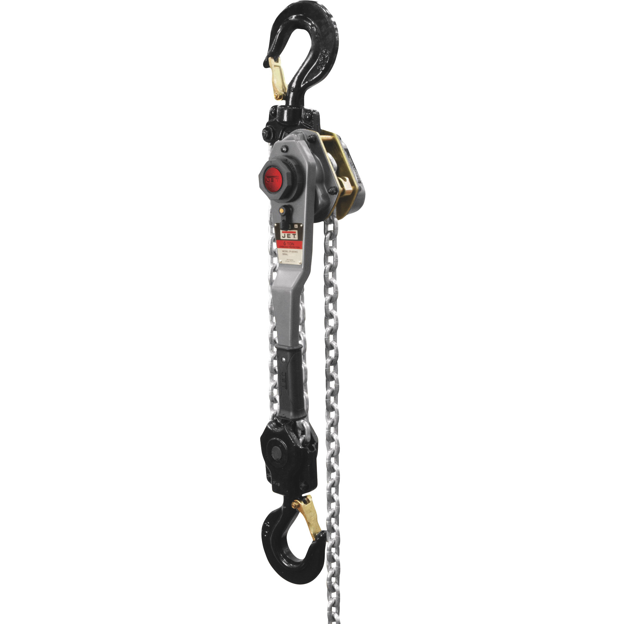 JET JLH Manual Lever Chain Hoist,6-Ton Capacity, 10ft. Lift, Model# JLH-600WO-10