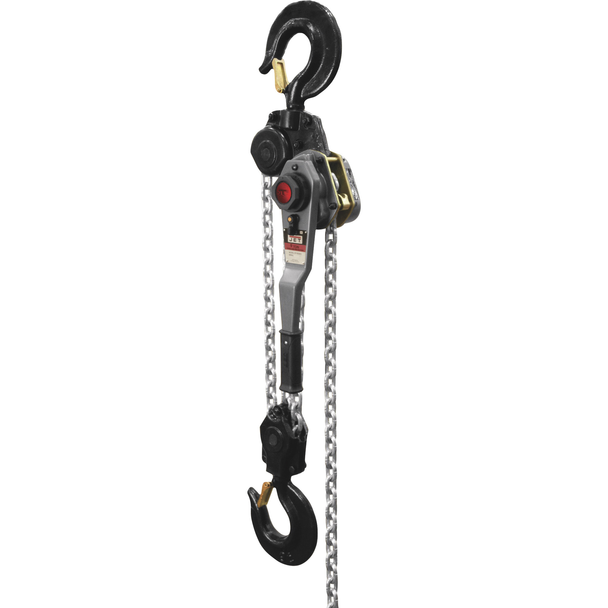 JET JLH Manual Lever Chain Hoist,9-Ton Capacity, 15ft. Lift, Model# JLH-900WO-15