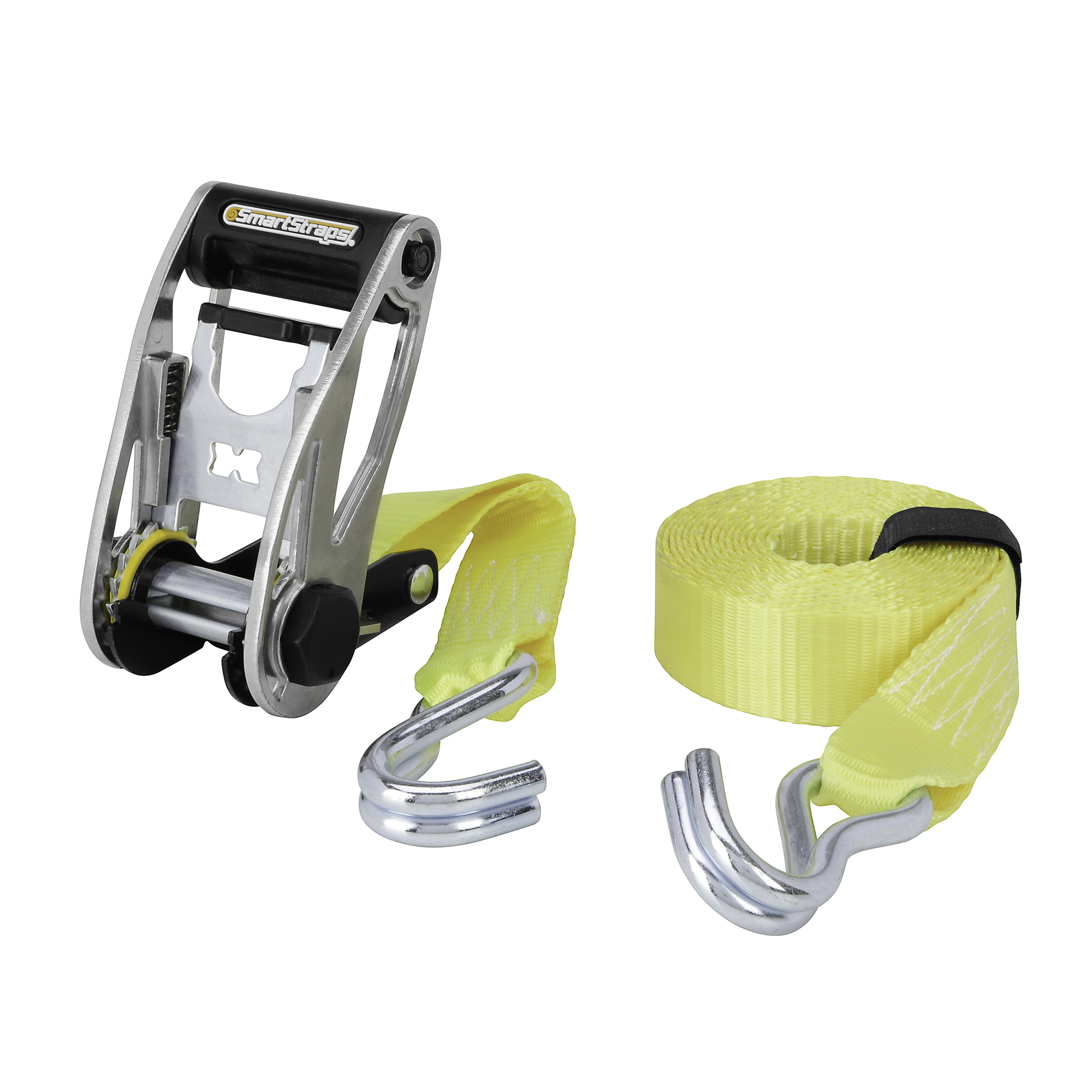 Smart Straps, 14ft. 5000lb Ratchet X Ratchet Tie Down 2Pk Yellow