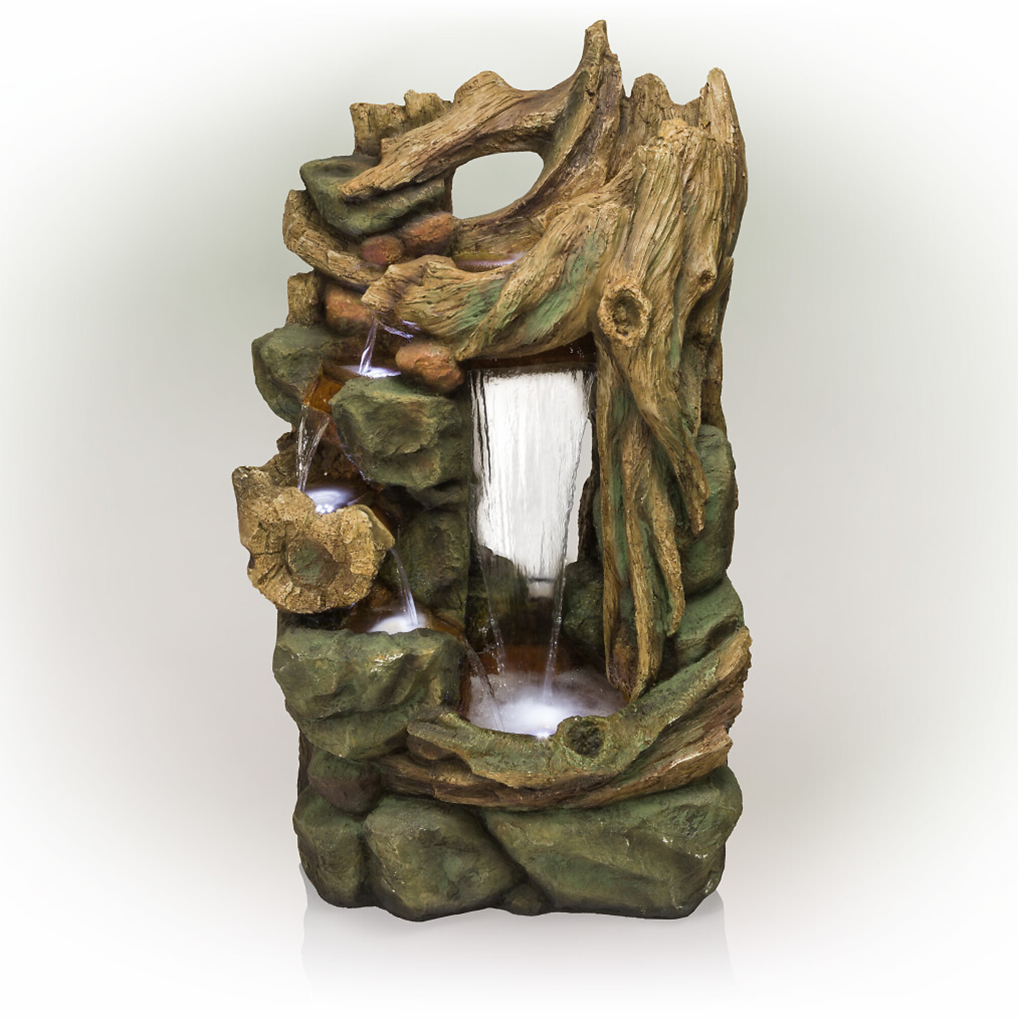 Alpine Corporation, Side Tiering Rainforest Fountain with