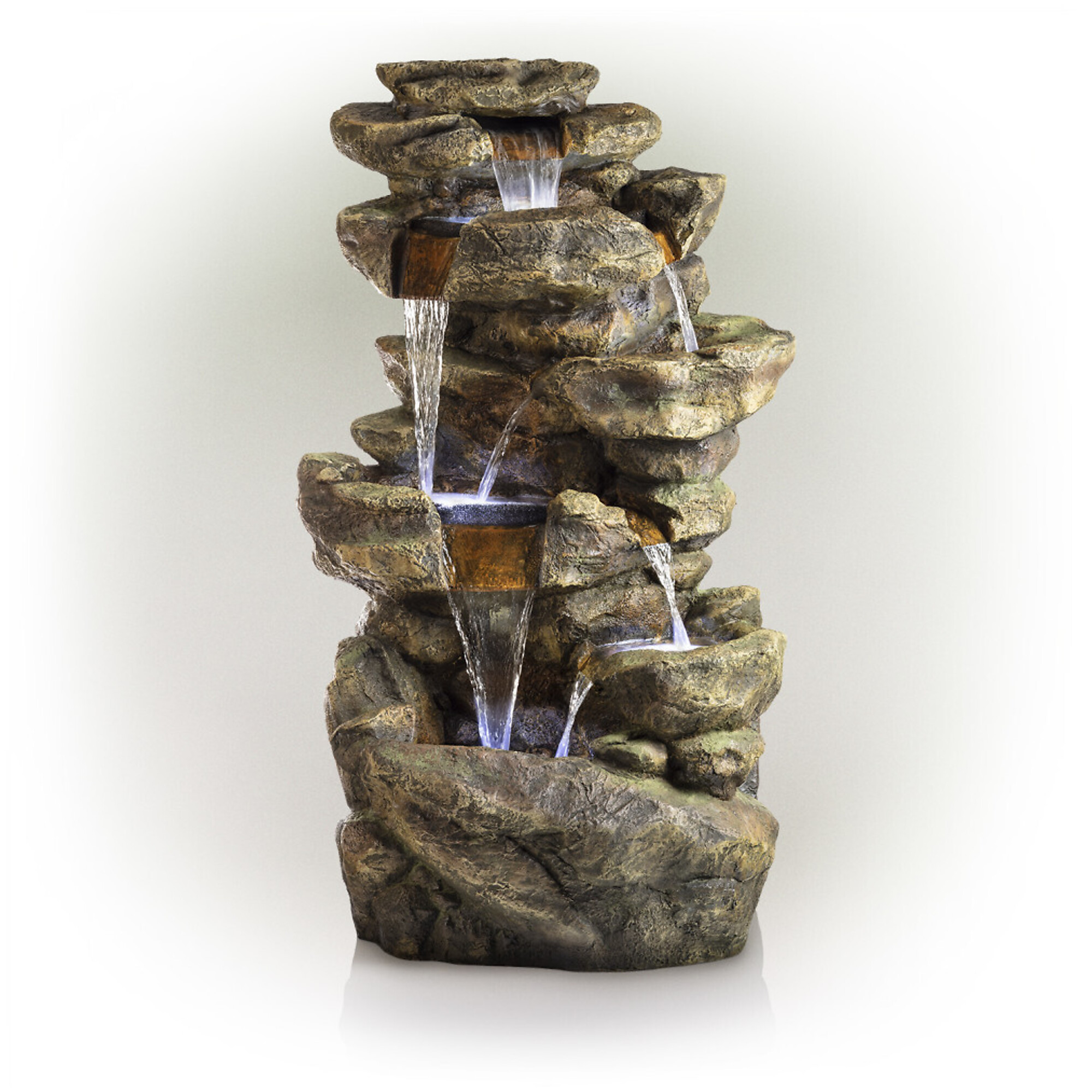 Alpine Corporation, 6 Tier Rainforest Fountain, Volts 120