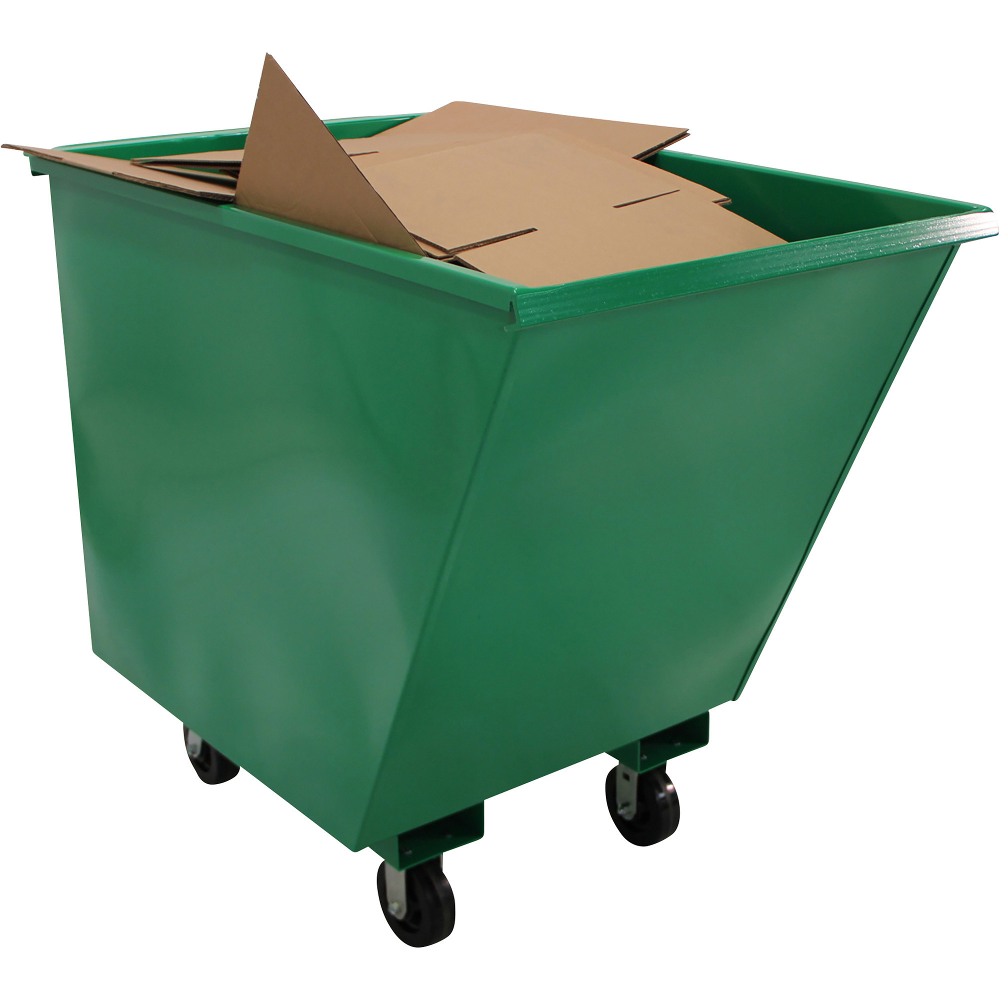 Valley Craft Mobile Hopper, Fork-Liftable, 1 yd³, 56in.L x 32in.W x 45in.H, 2000-Lb. Capacity, Model# F89680