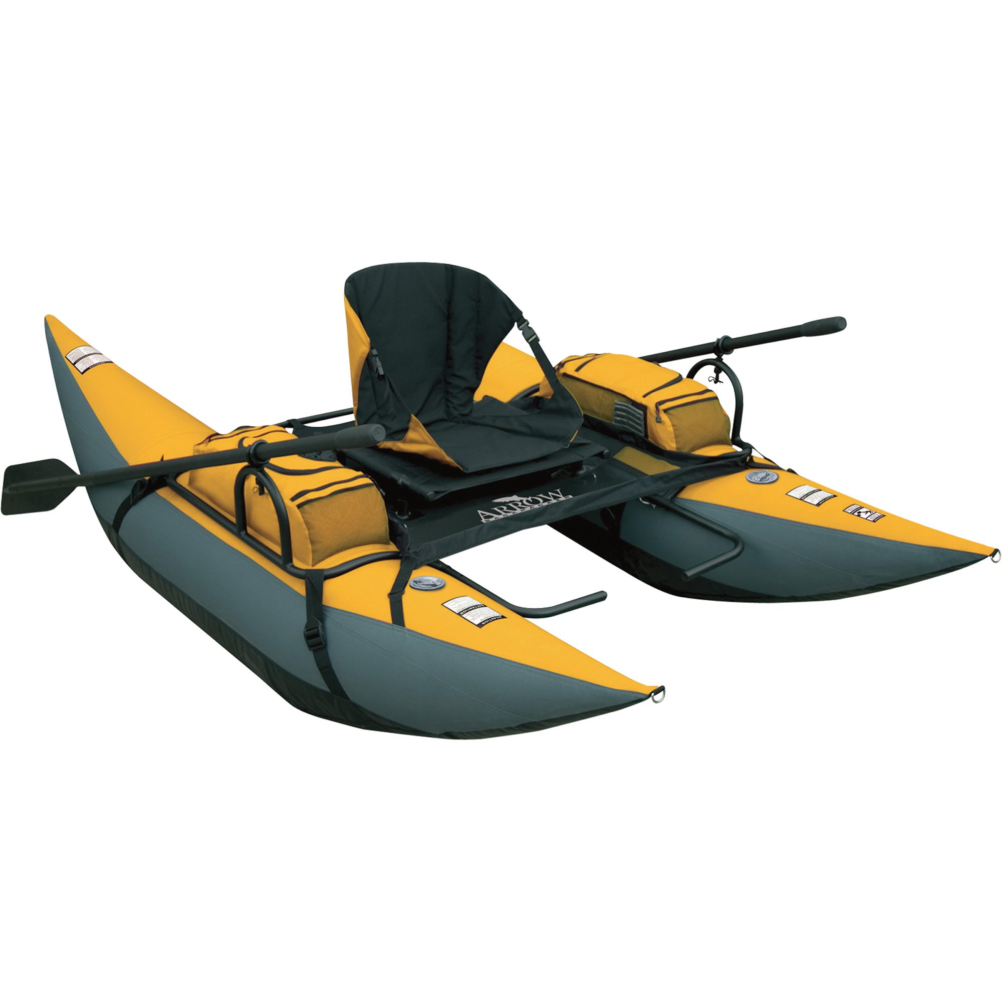 Classic Accessories Backpacker Pontoon Boat — 8-Ft., Yellow, Model# 62267