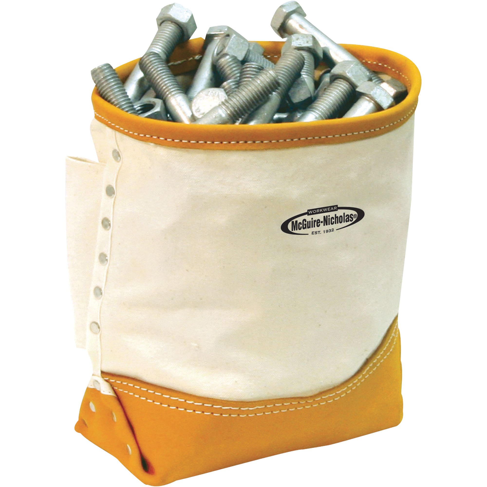 Porte-pince En Cuir McGuire Nicholas Avec Clip - Modèle 418-mc, Couleur Tan