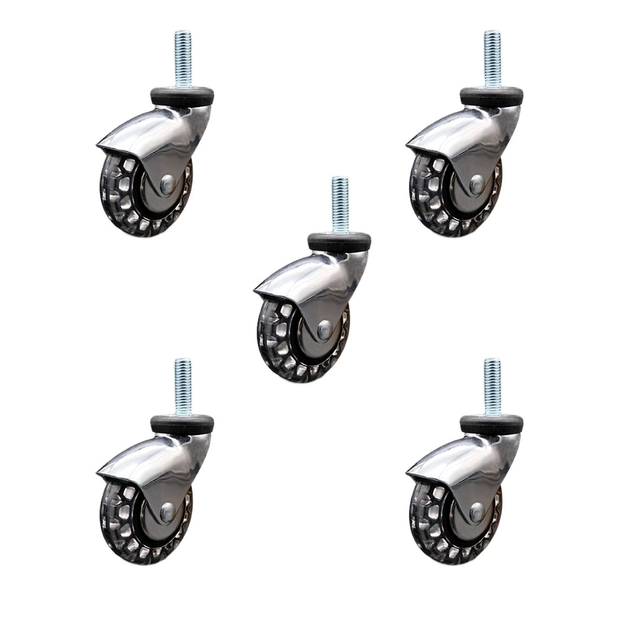 Service Caster, 3in. x 15/16in. Stem Casters, Wheel Diameter 3 in ...