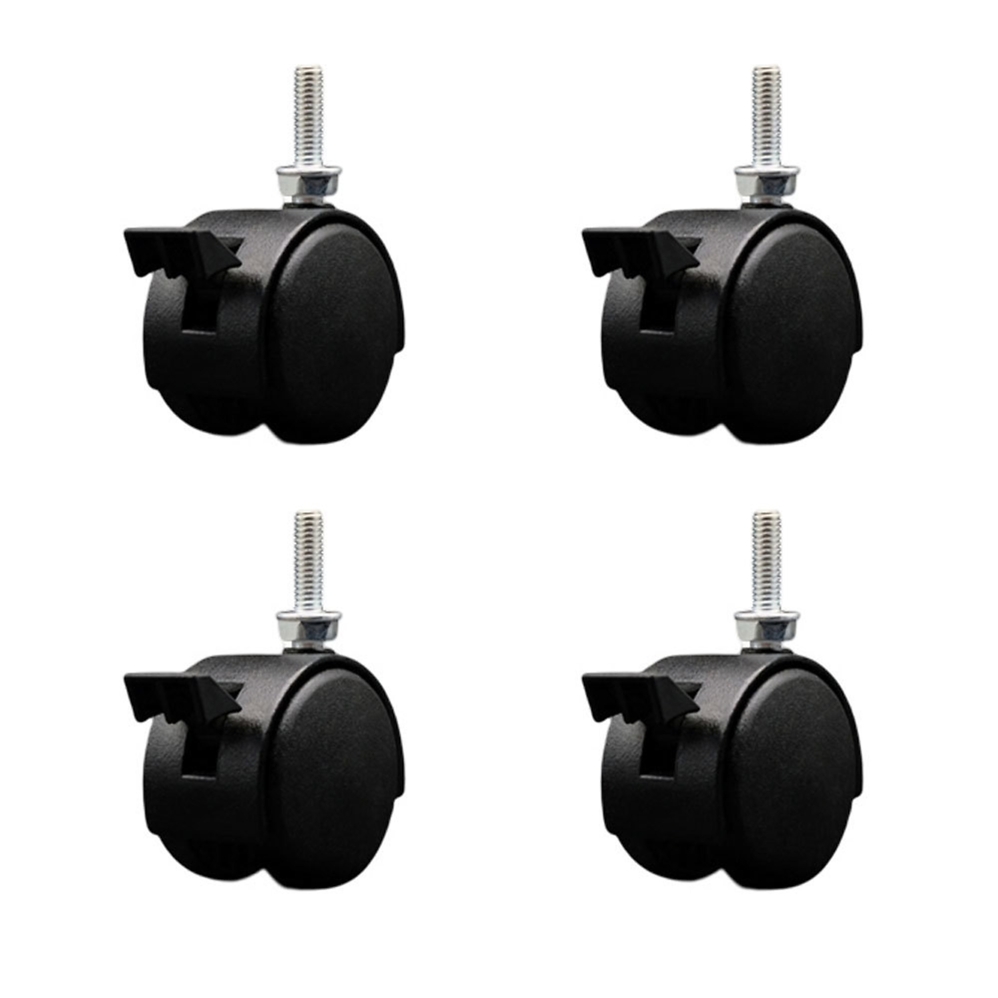 Service Caster, 2in. Stem Casters, Wheel Diameter 2 in, Caster Type ...