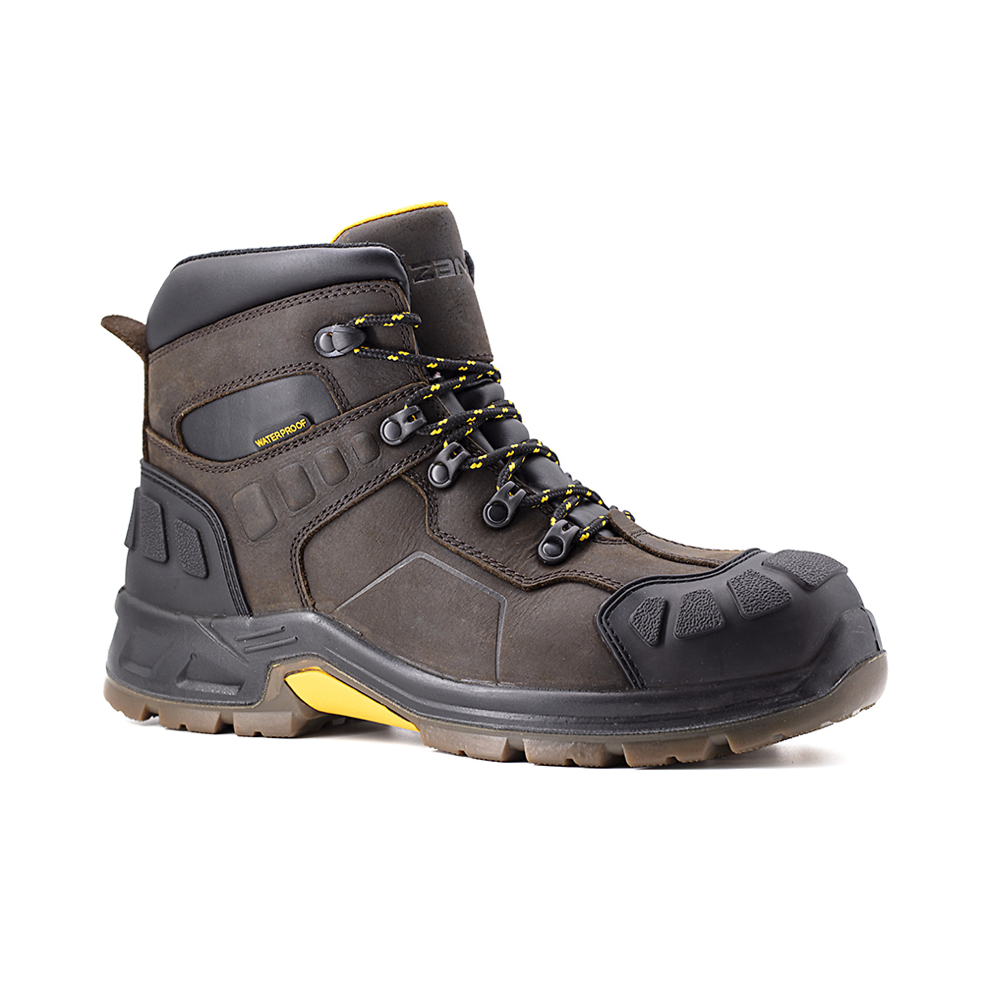 Zanco, Men's Waterproof,Comp toe,EH,Safety boots, Size 7, Width