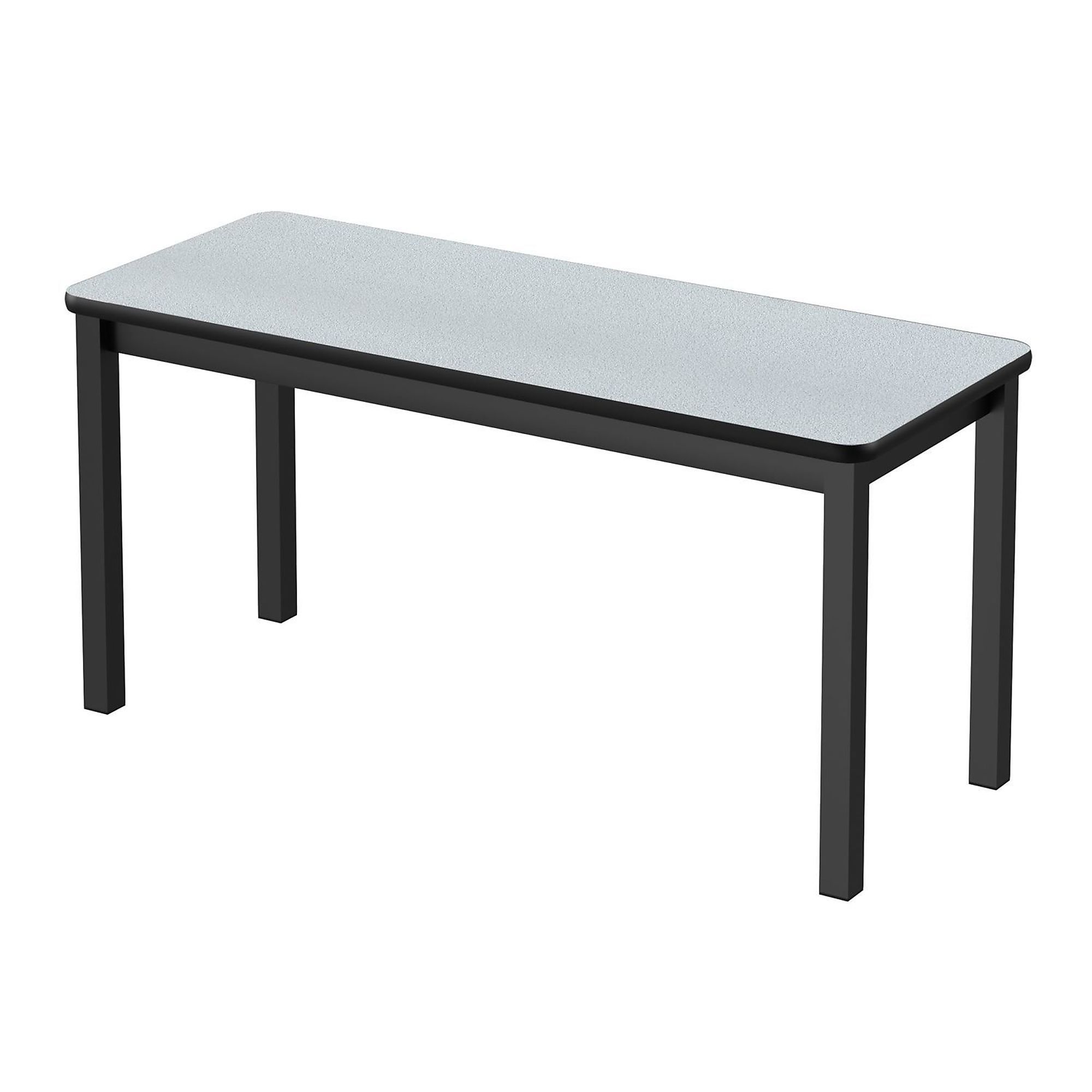 Correll, TFL Library Table, Gray Granite, 24x72, Height 29 in, Width 24 in, Length 72 in, Model# LR2472TF-15