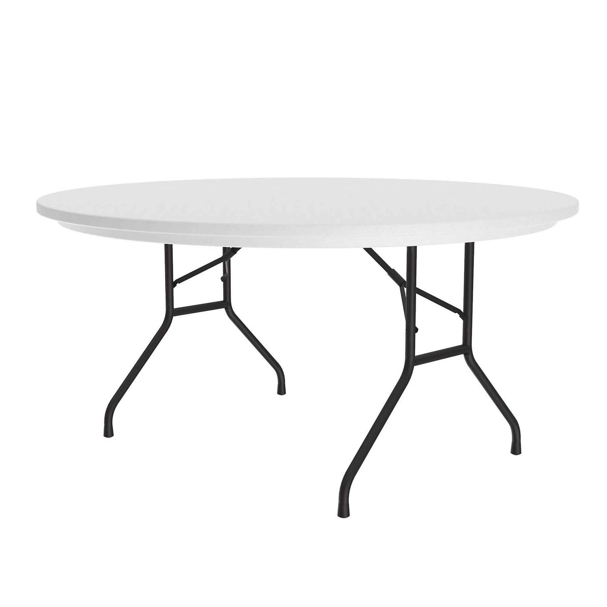 Correll, Plastic Folding Table, Gray Granite Top, 60in. Rnd, Height 29 in, Width 60 in, Length 60 in, Model# R60-23