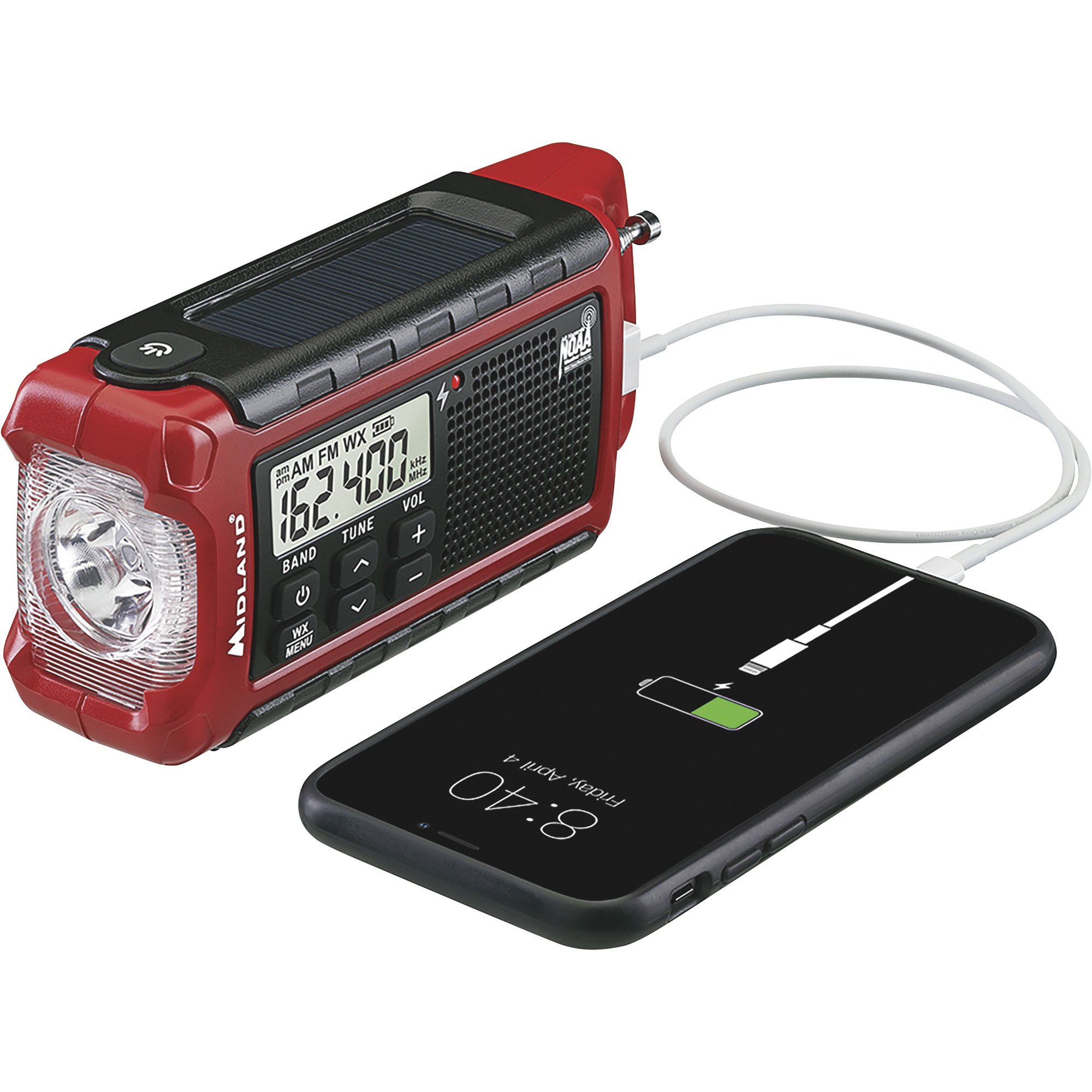 Midland NOAA Emergency Crank Radio — Model ER210 Northern Tool