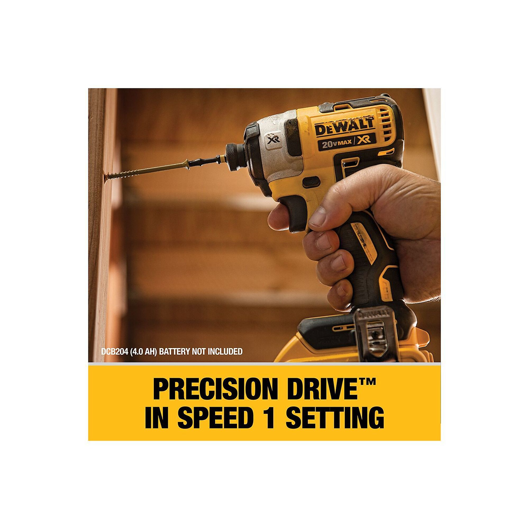 DEWALT 20V MAX XR 1 4in. 3 Speed Impact Driver Kit Drive Size 1