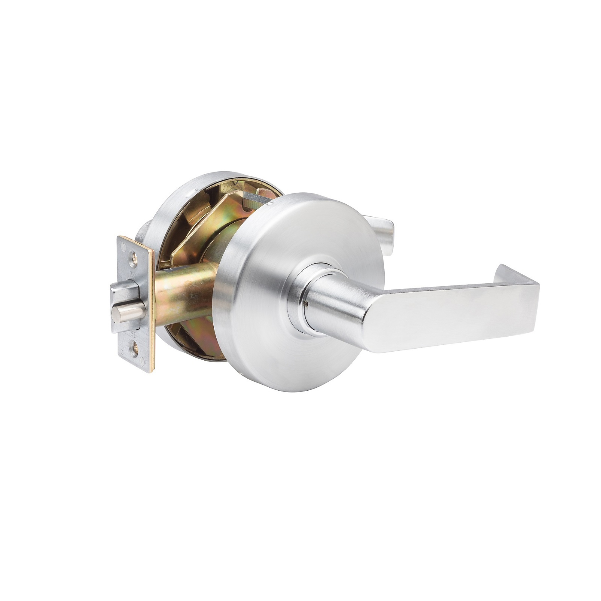 Trans Atlantic Co., Commercial Cylindrical Storeroom Door Handle with Lock,  Model# DL-LHV80-US26D