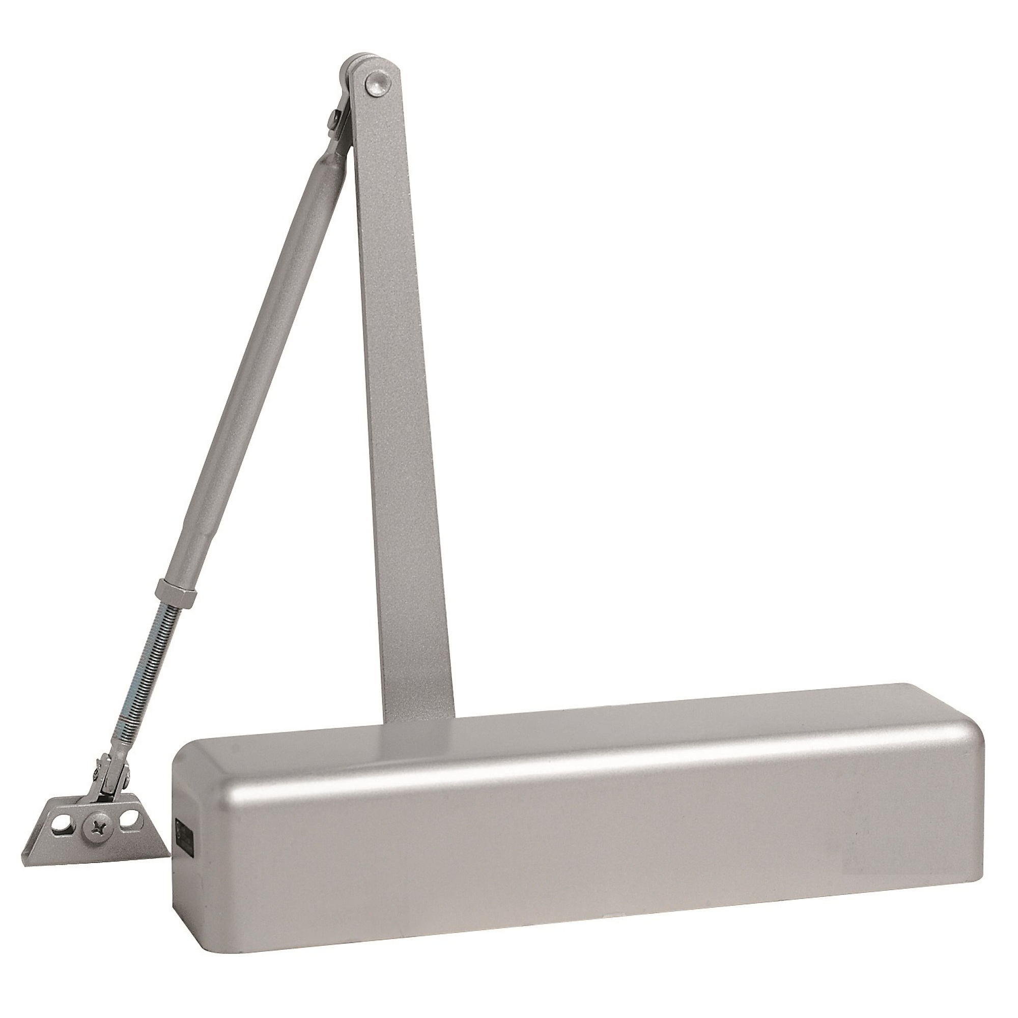 Trans-Atlantic, Tri-Packed Adjustable Streamline Commercial Full Cover Grade 1 Door Closer in Aluminum- Sizes 2-6, #DC-70BC-AL